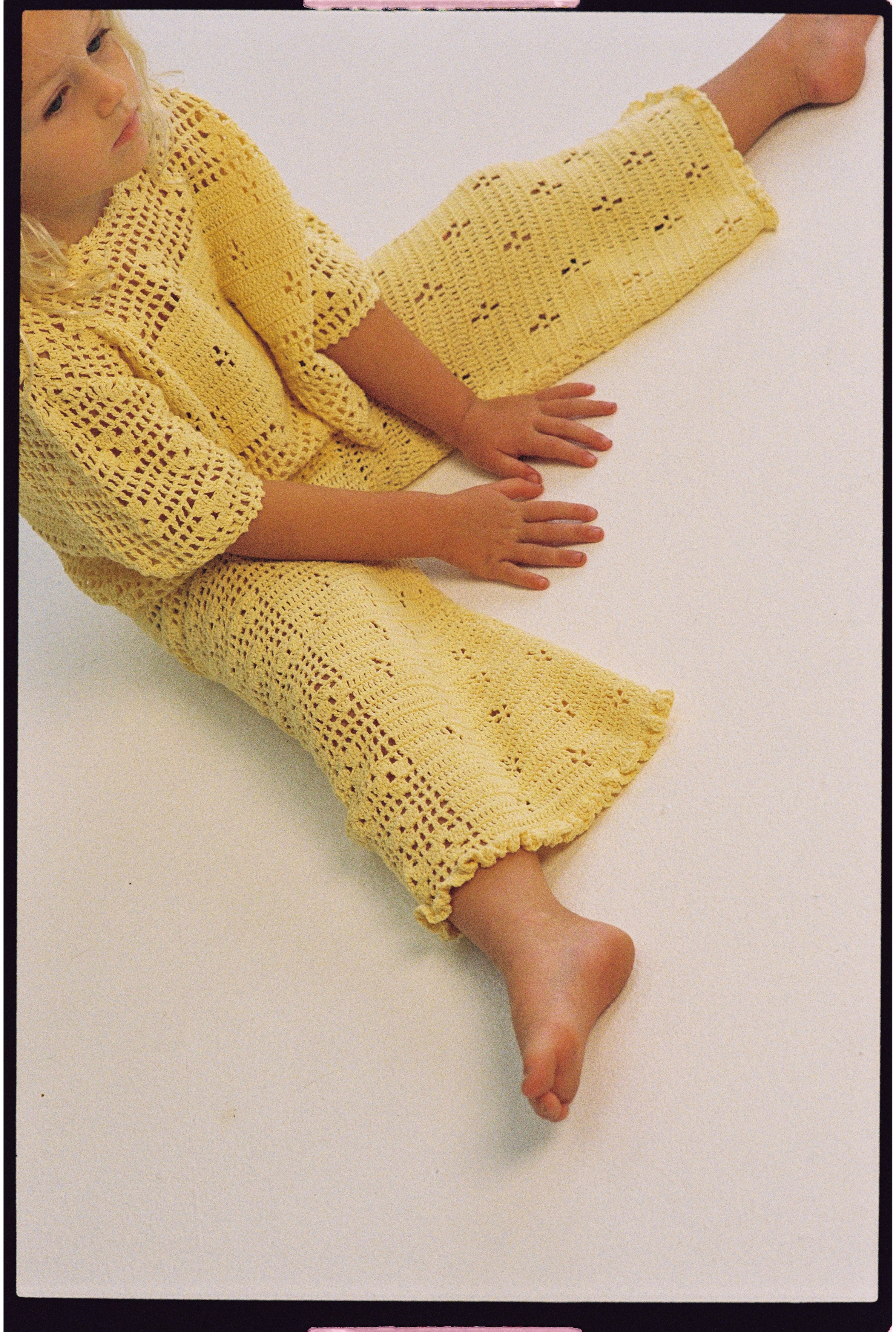 Illoura the Label Filet Crochet Top | Butter