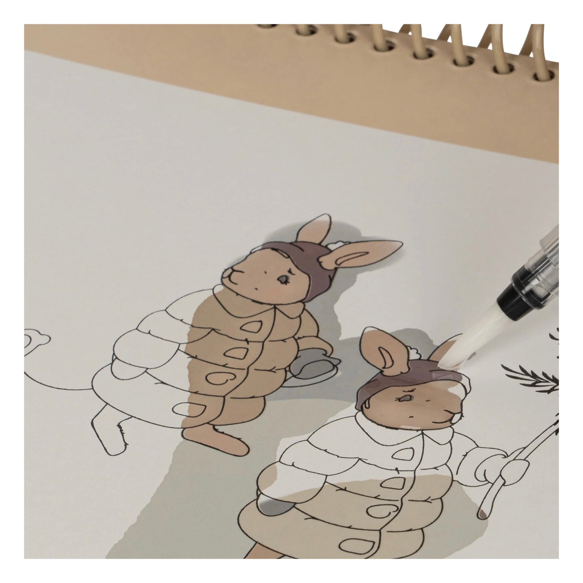 Konges Slojd Magic water book - Christmas red