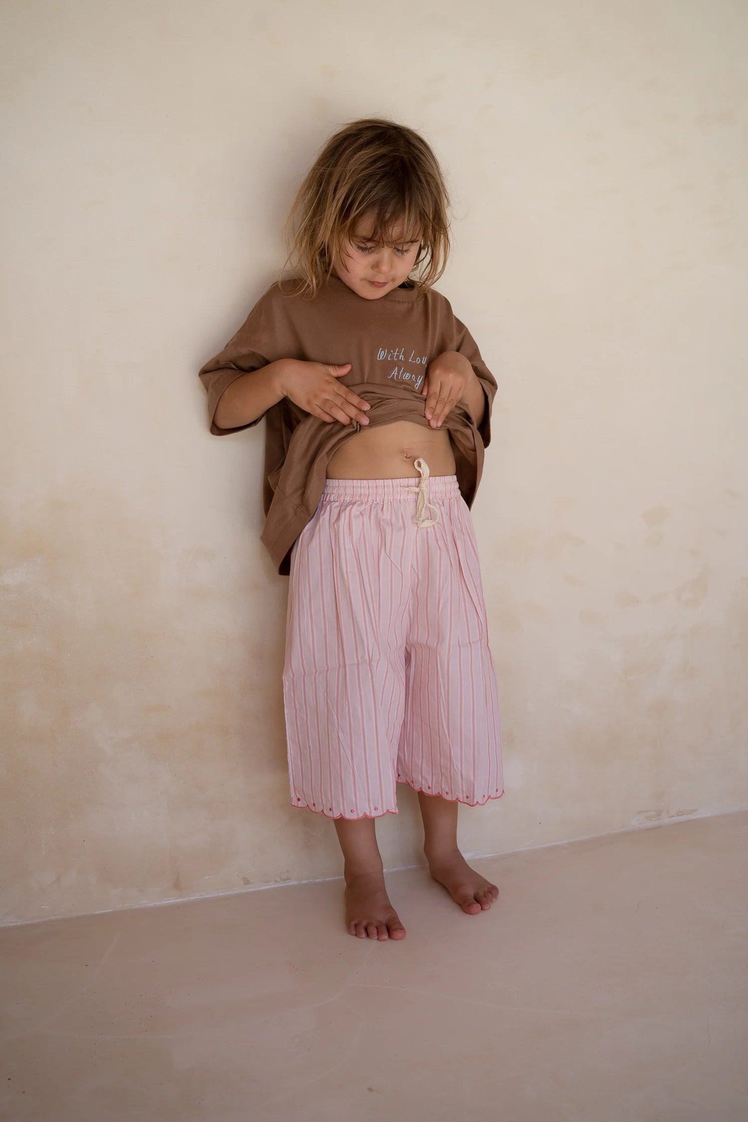 Illoura the Label Fleur Pants | Pink Stripe