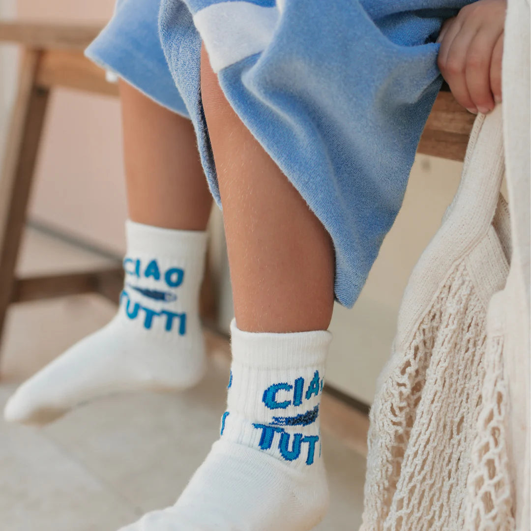 Golden Children Ciao Tutti Pesci Socks | Vanilla