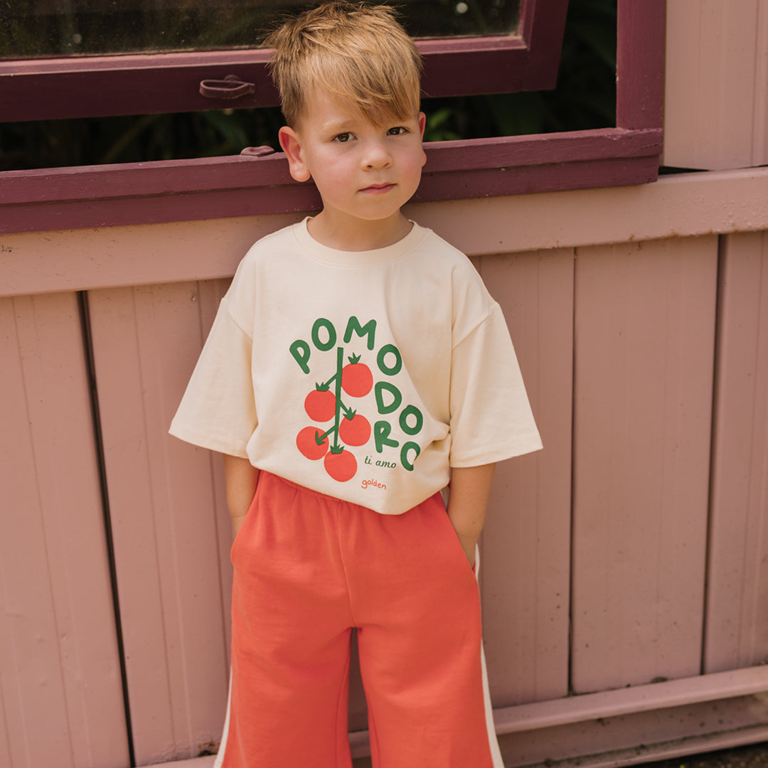 Golden Children Pomodoro Mid Sleeve Tee | Vanilla Parfait