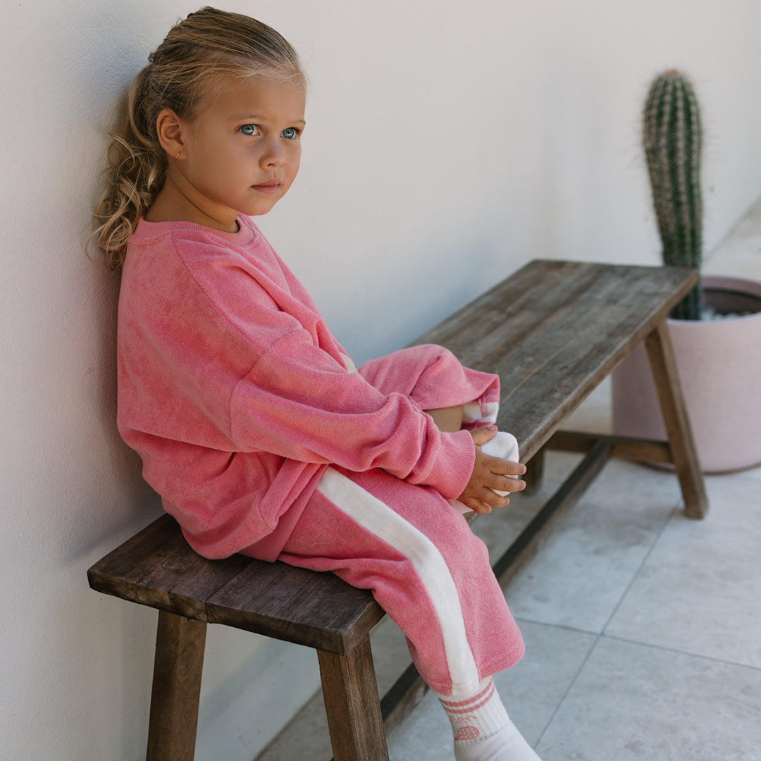 Golden Children Swan Sweater | Meringue Pink