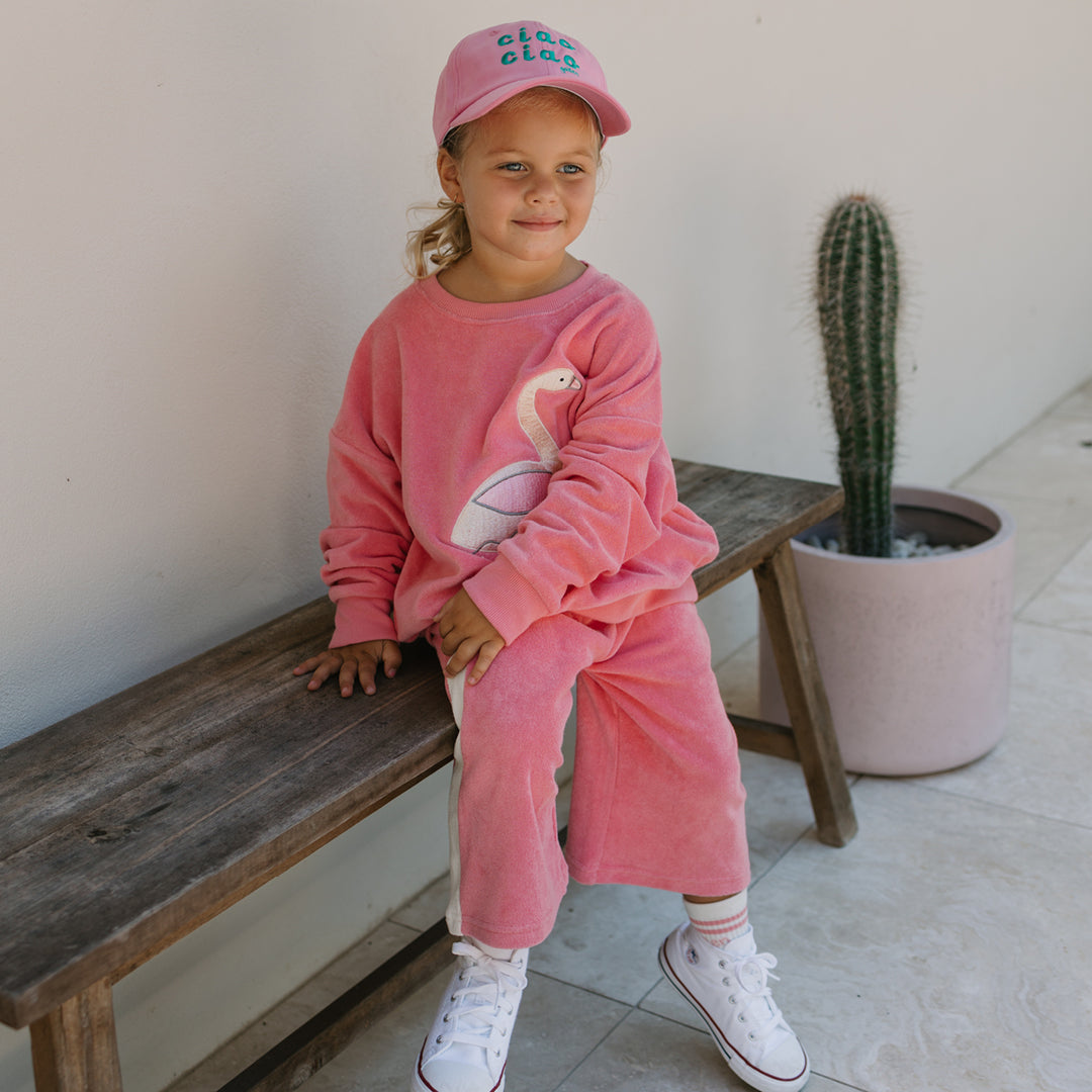Golden Children Swan Sweater | Meringue Pink
