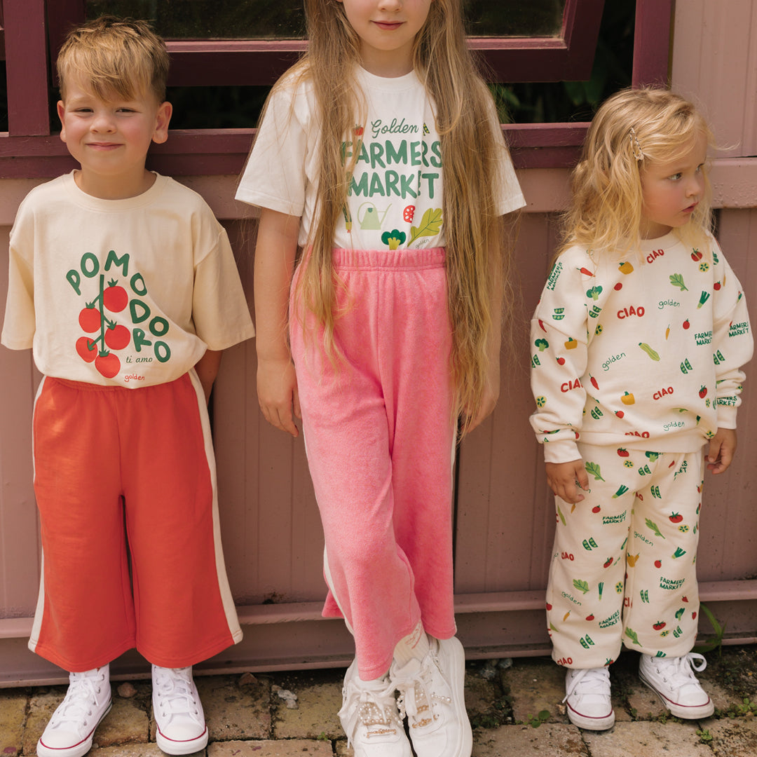 Golden Children Swan Wide Leg Pant | Meringue Pink