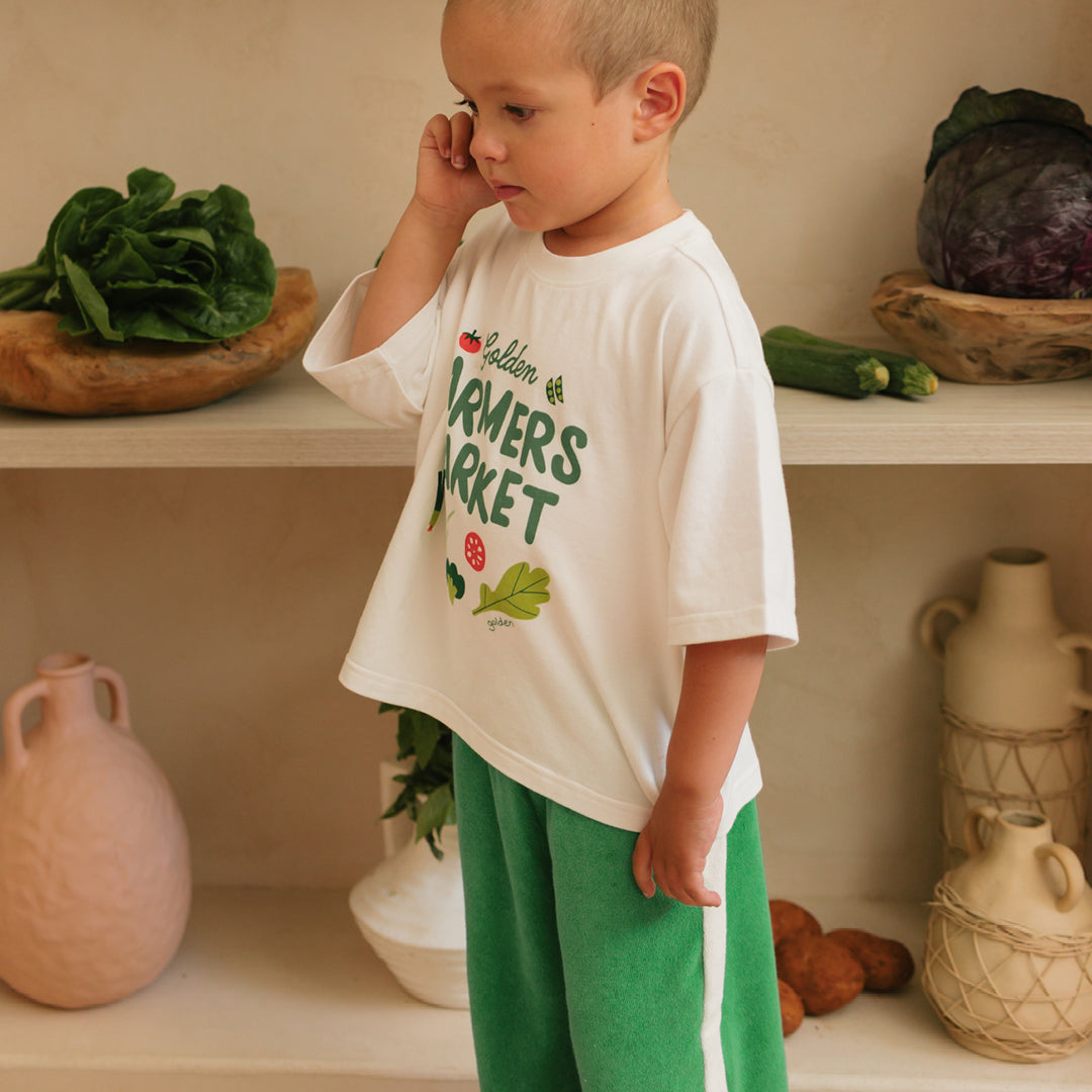 Golden Children Buon Farmers Market Tee | Marshmallow