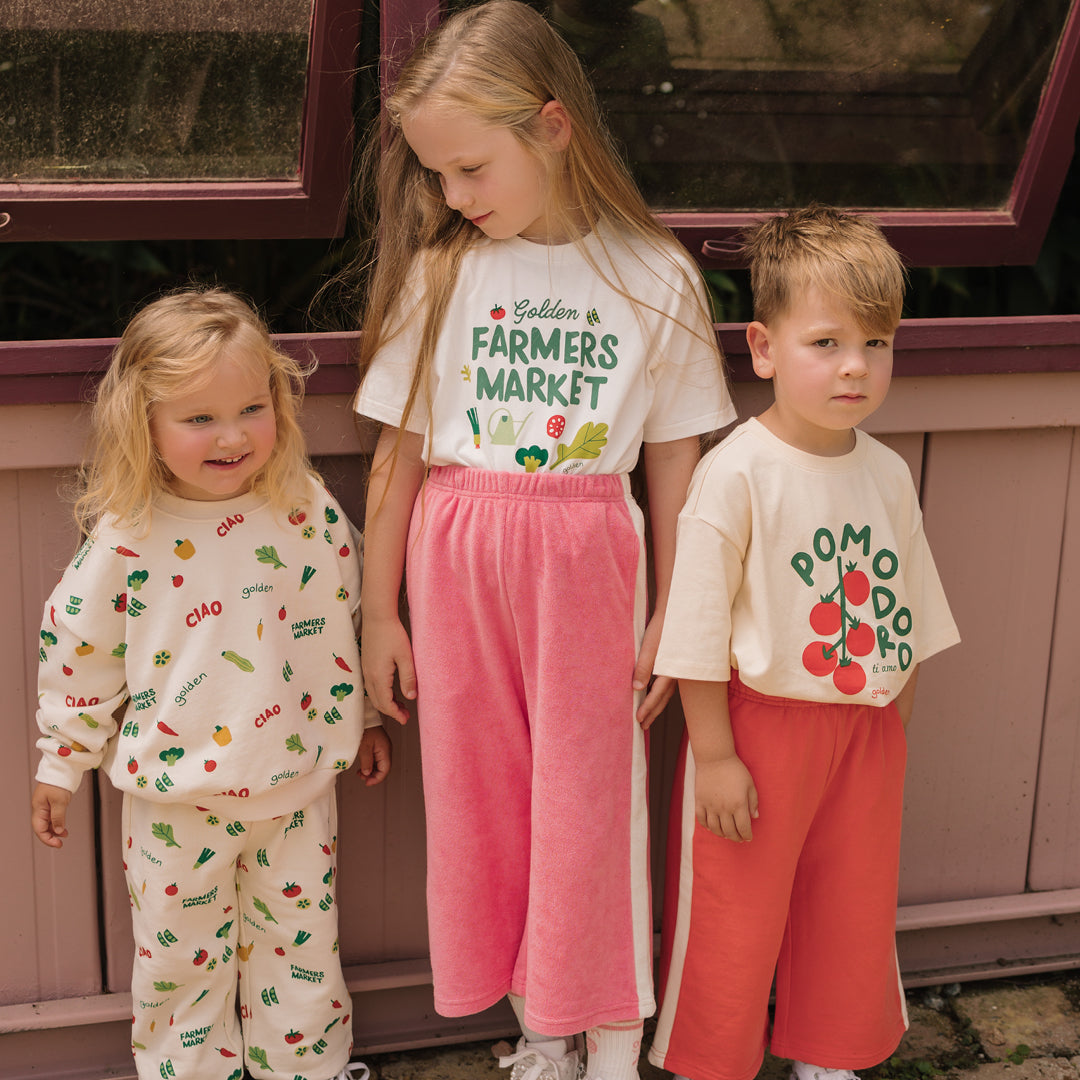 Golden Children Buon Farmers Market Tee | Marshmallow