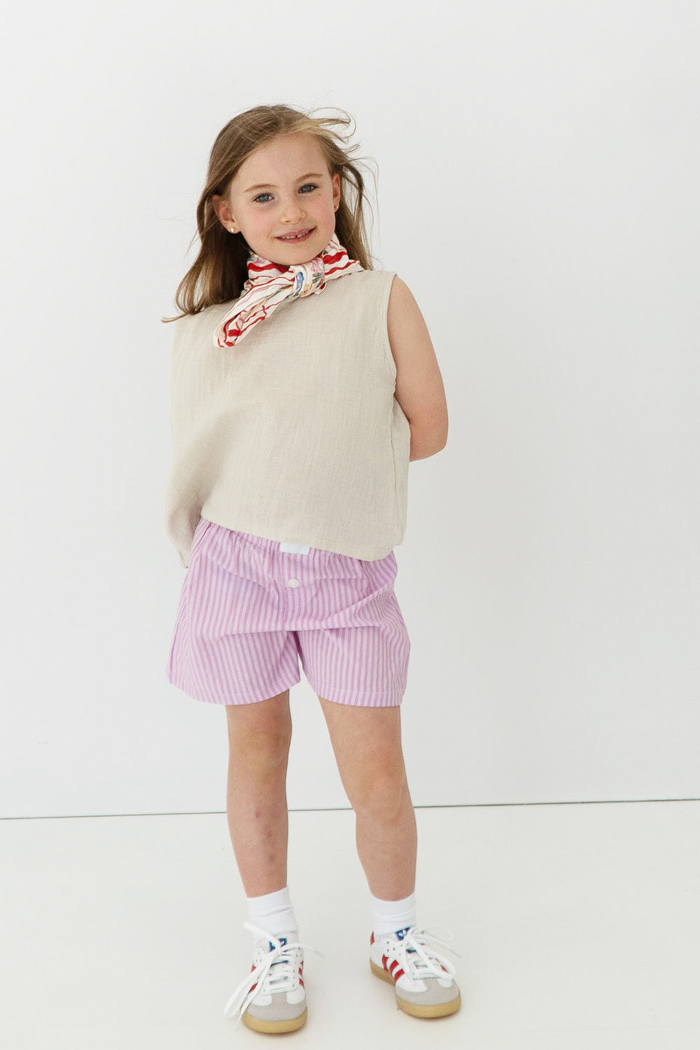 By Kin Solis Boxer Short | Pink Stripe