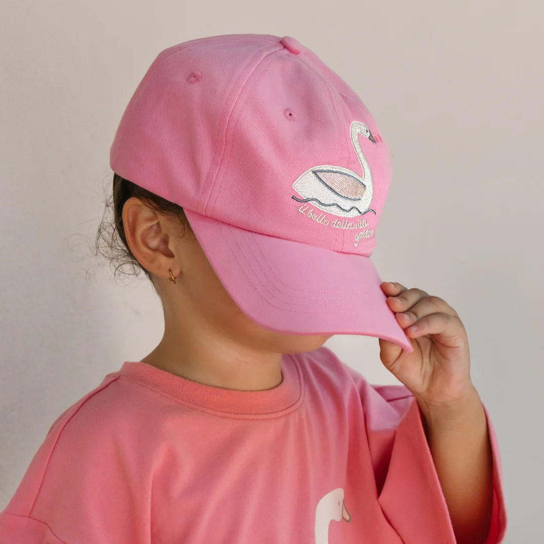 Golden Children Swan Cap | Bubblegum