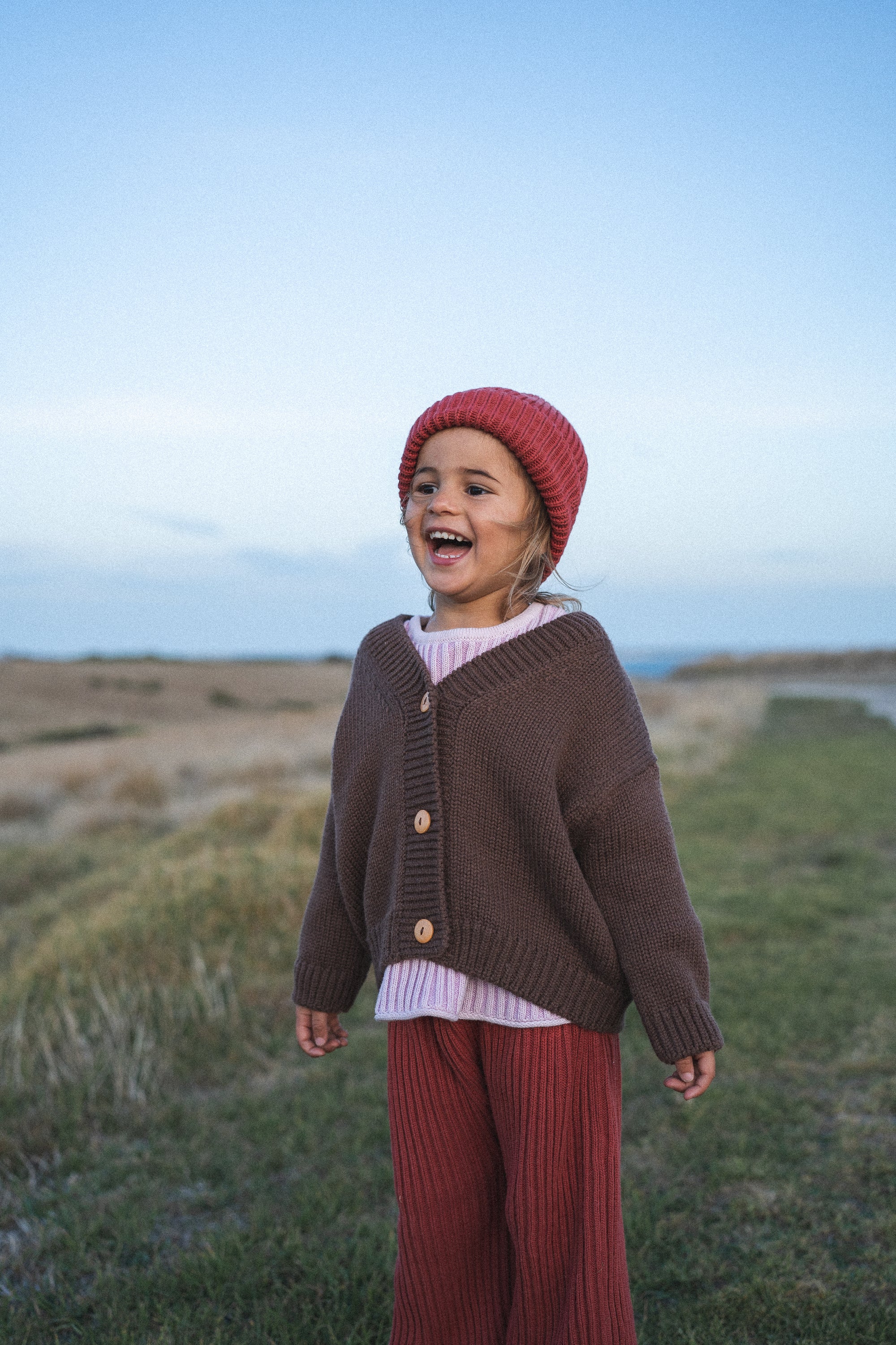 Illoura the Label Wool Knit Cardigan | Cocoa