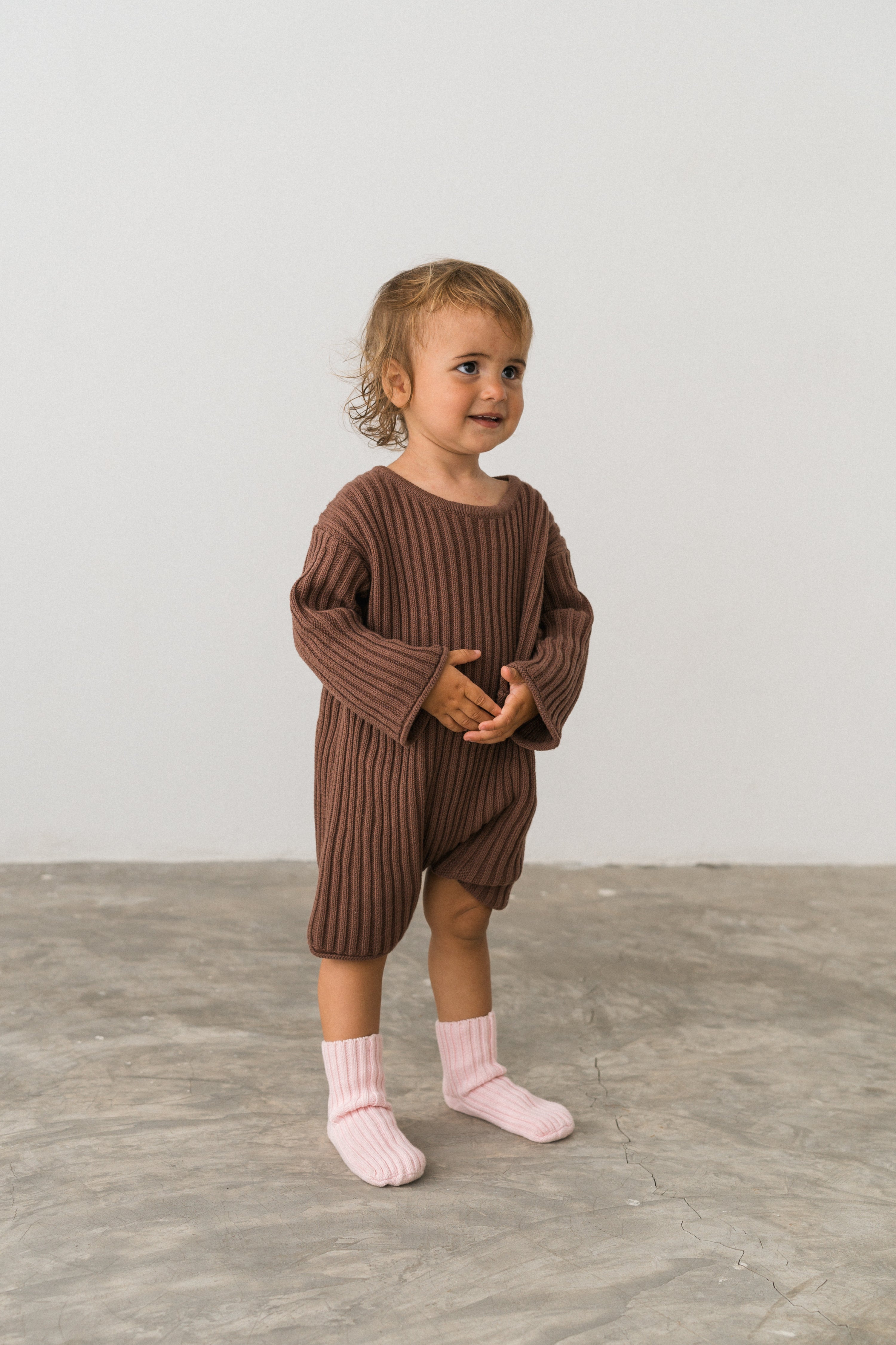 Illoura the Label Essential Knit Romper | Cocoa