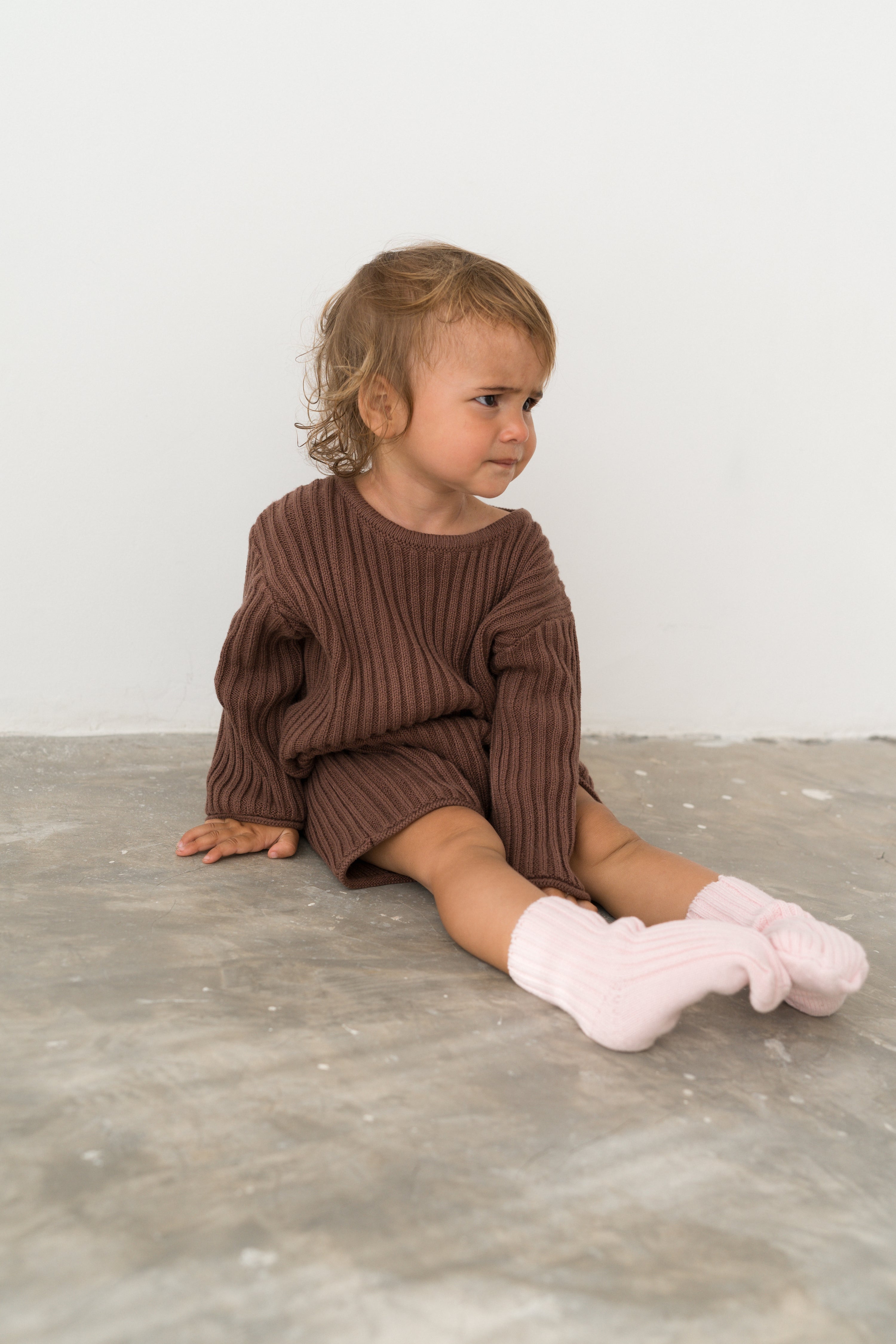 Illoura the Label Essential Knit Romper | Cocoa