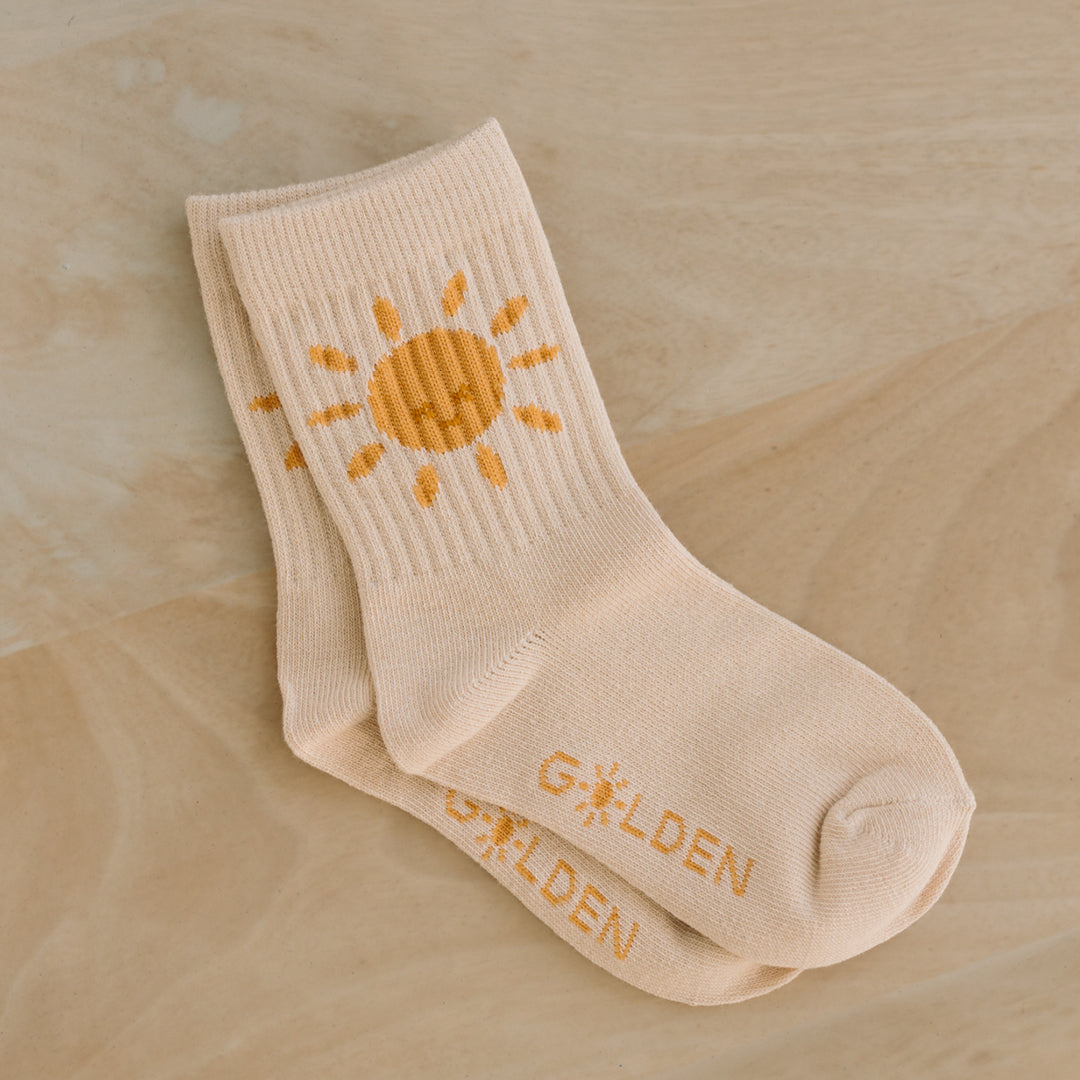 Golden Children  Golden Sun Socks Tan