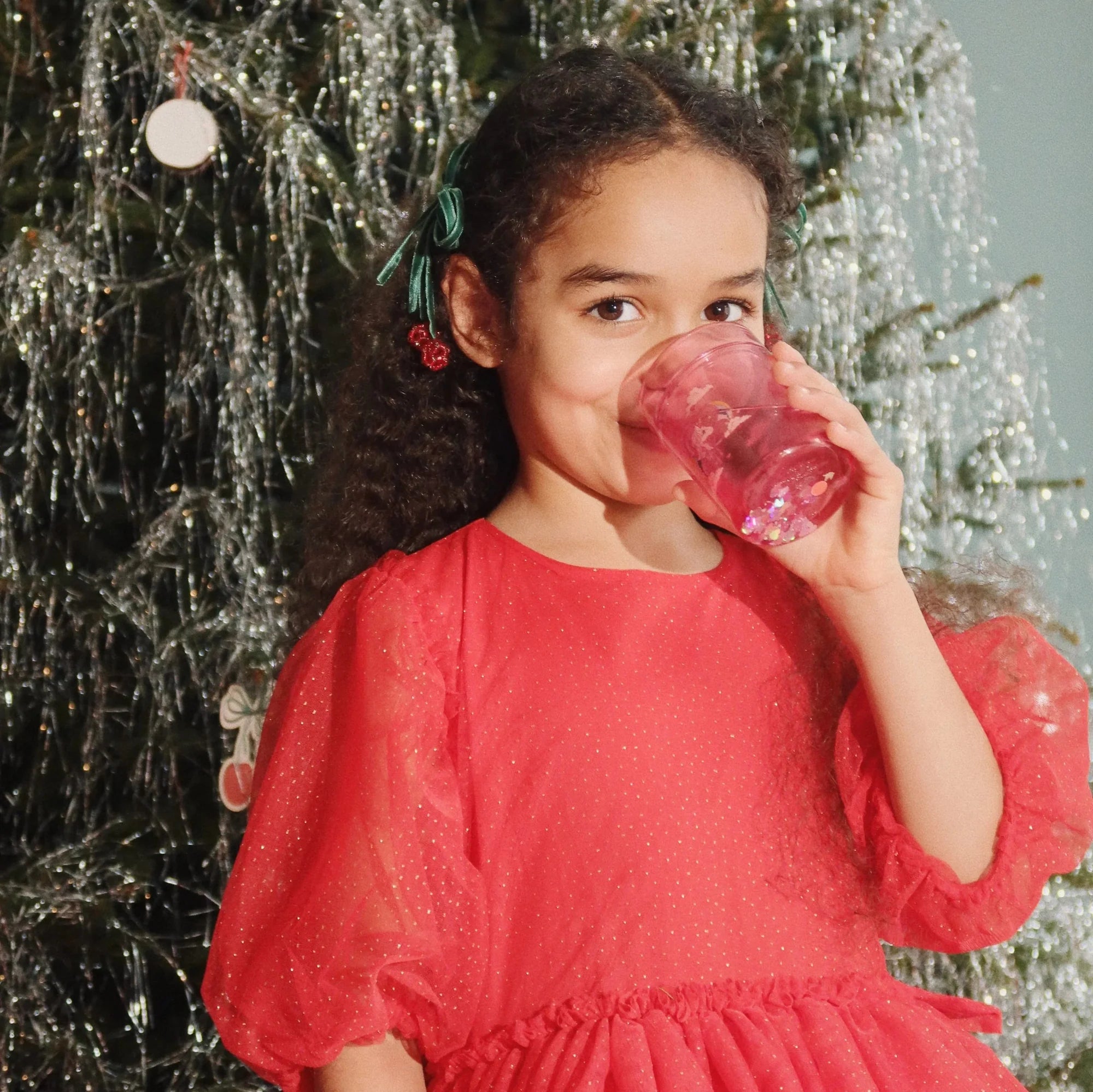 Konges Slojd Fay Dress GRS | Barbados Cherry