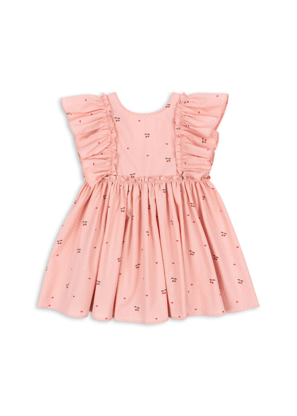 Konges Slojd Evia Bow Dress GOTS | Cherry