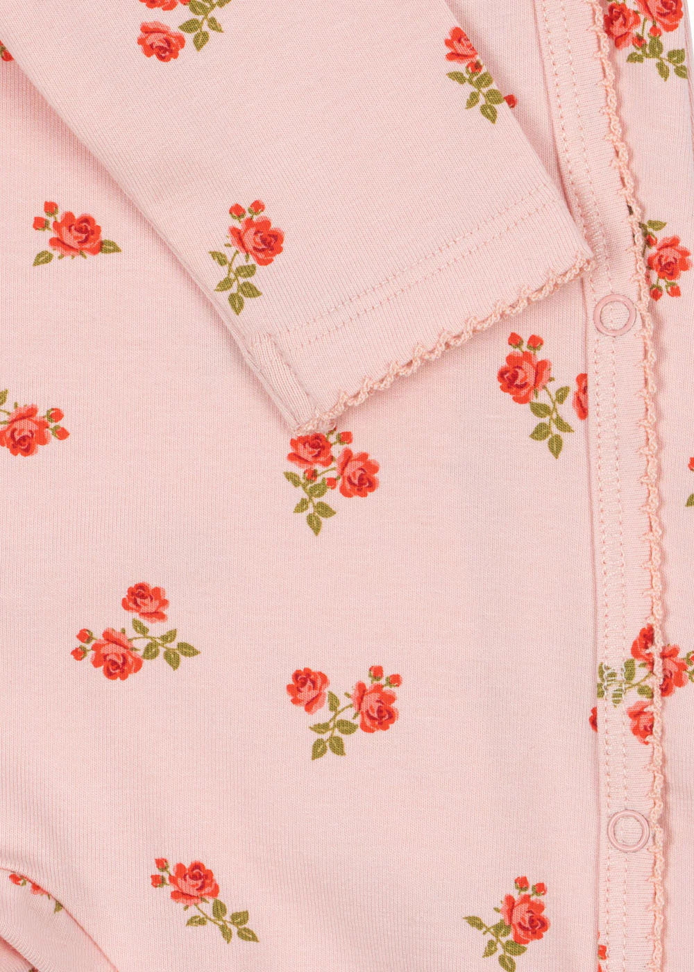 Konges Basic Newborn Onesie GOTS | Rosa Pink