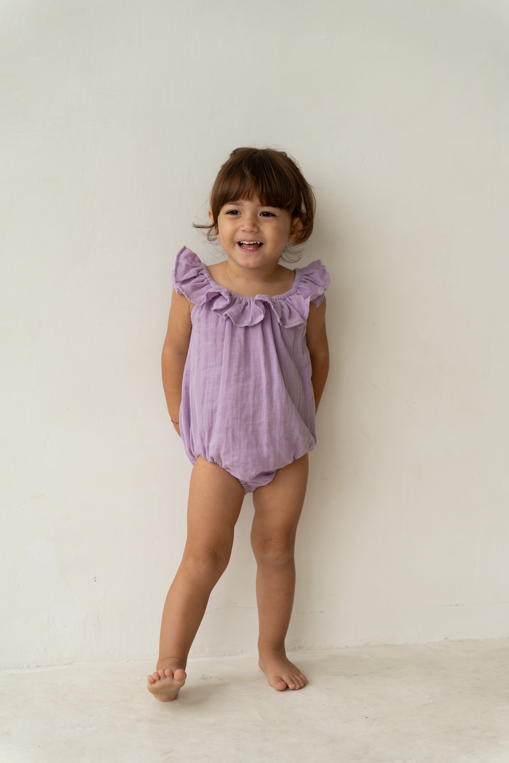 Illoura the Label Pip Romper | Lilac