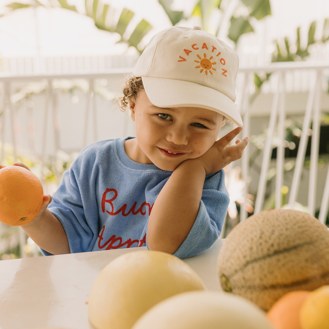 Golden Children Buon Appetito Mid Sleeve Tee | Pool Blue