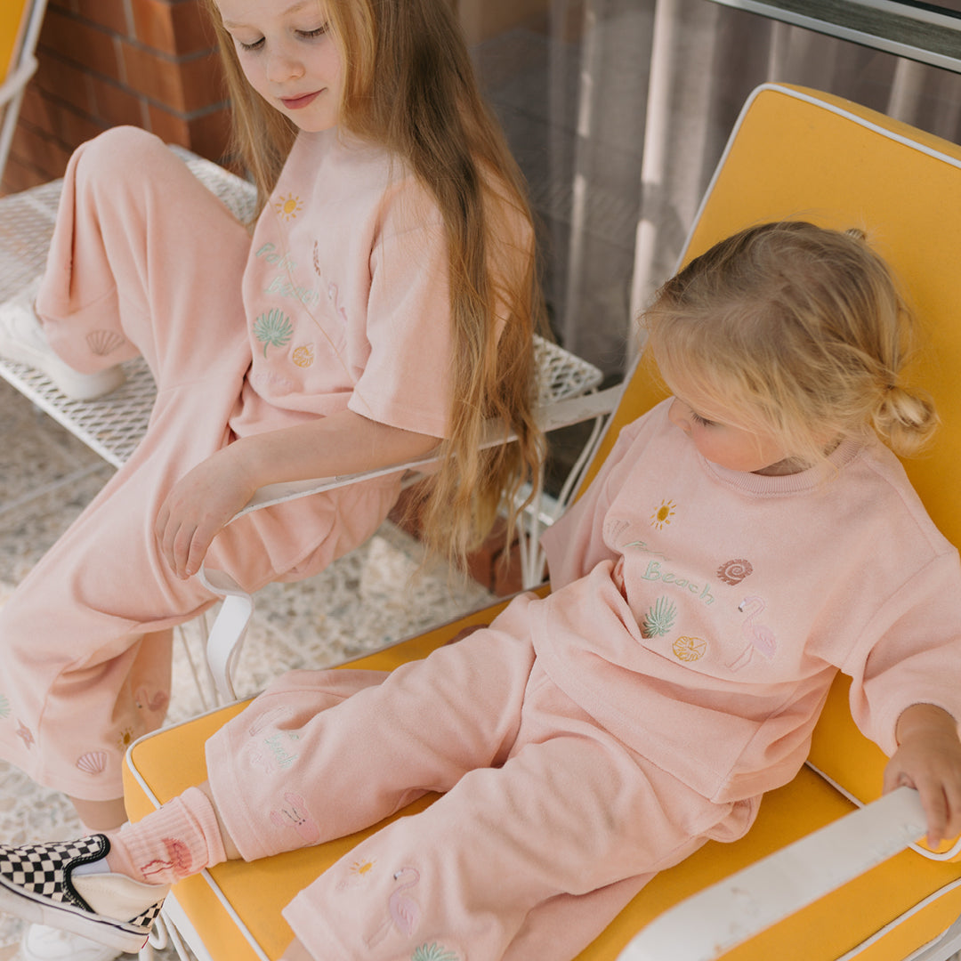 Golden Children Palm Beach Wide Leg Pant | Flamingo Pink