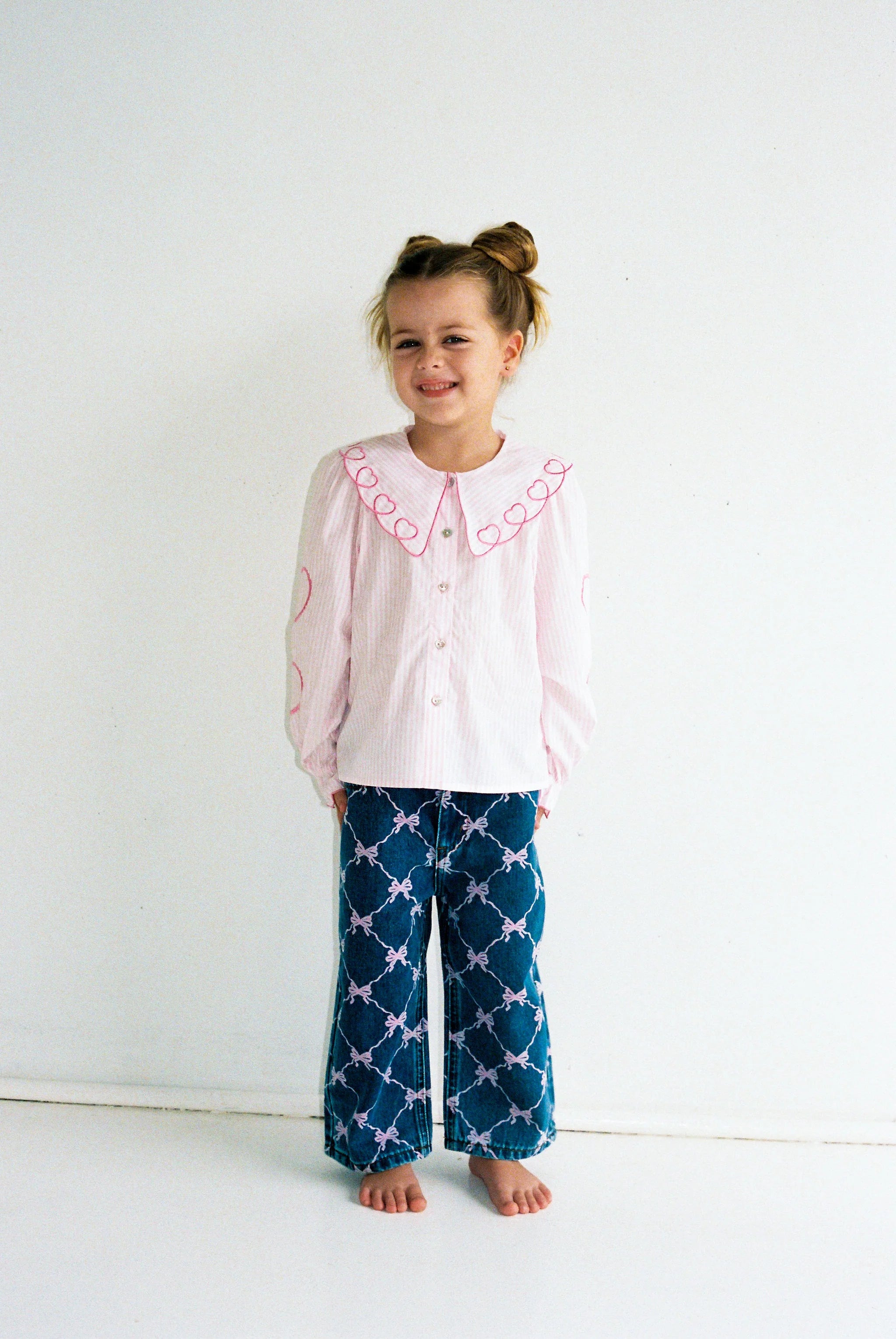 Juni Blair Jean | Pink Bows