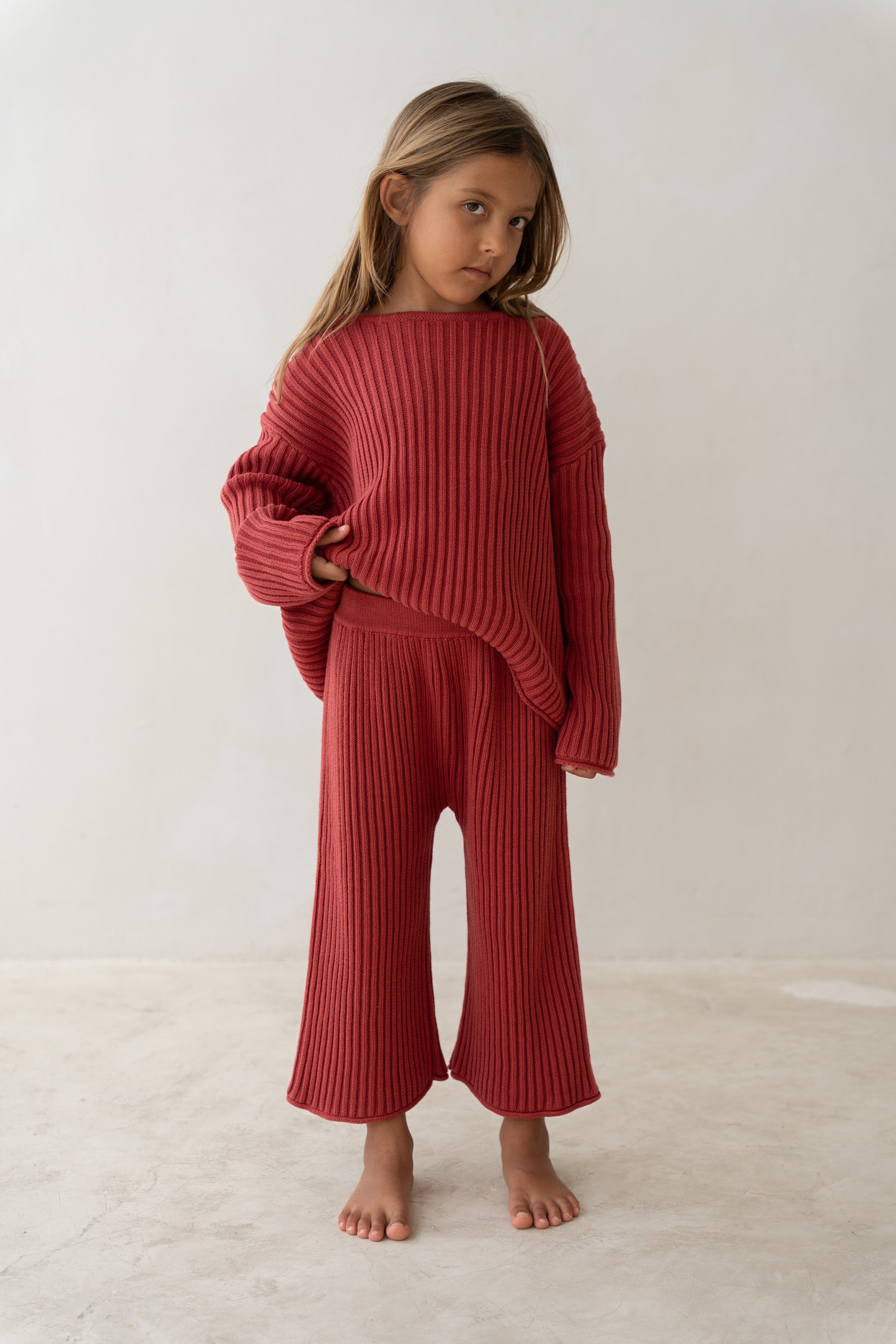 Illoura the Label Essential Knitwear Jumper | Brick