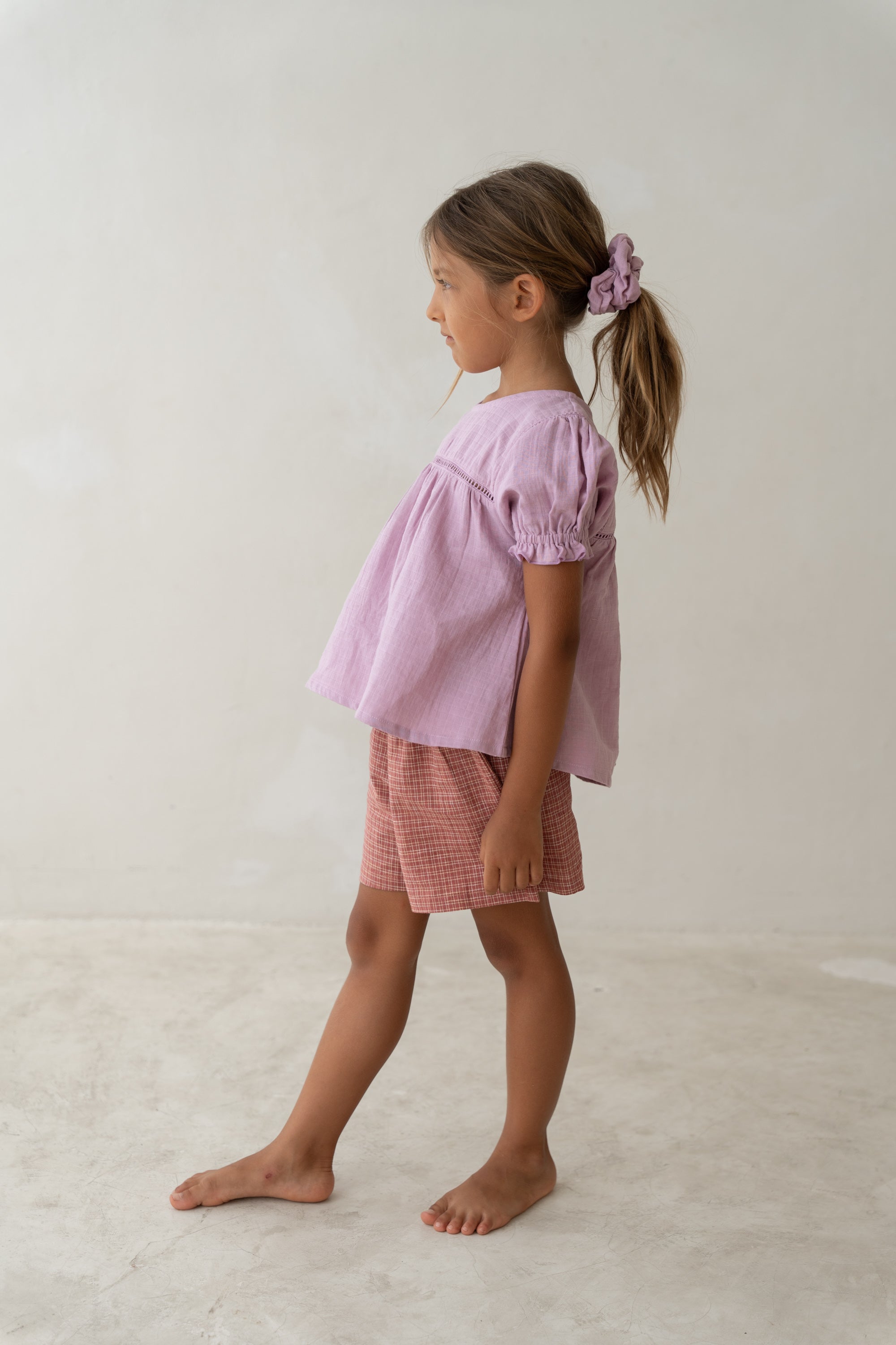 Illoura the Label Clover Blouse | Mauve