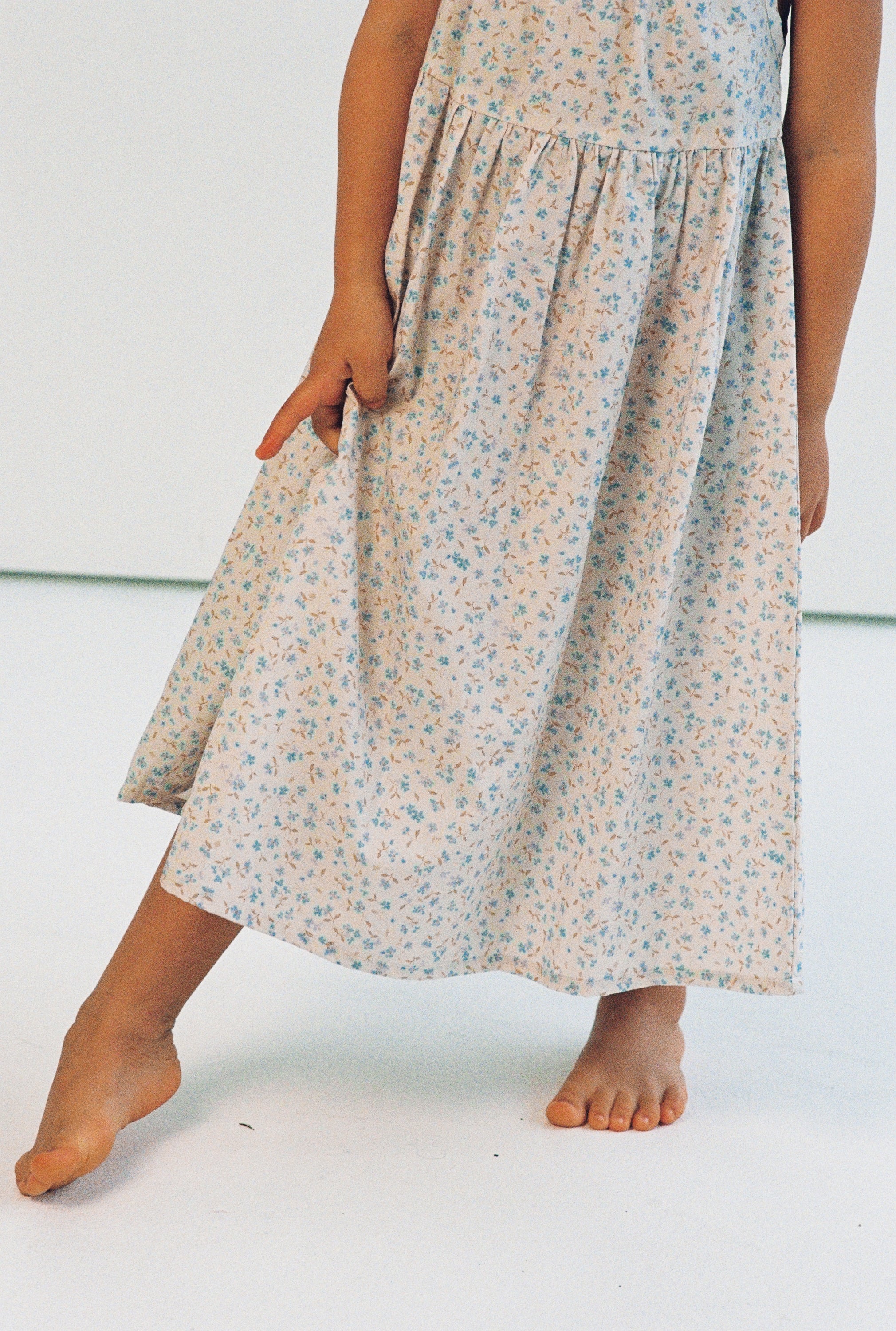 Illoura the Label Darcy Dress | Indigo Bloom