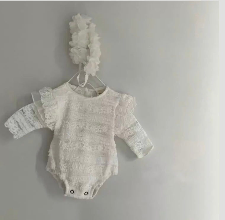 Monbebe New Special Romper - Ivory