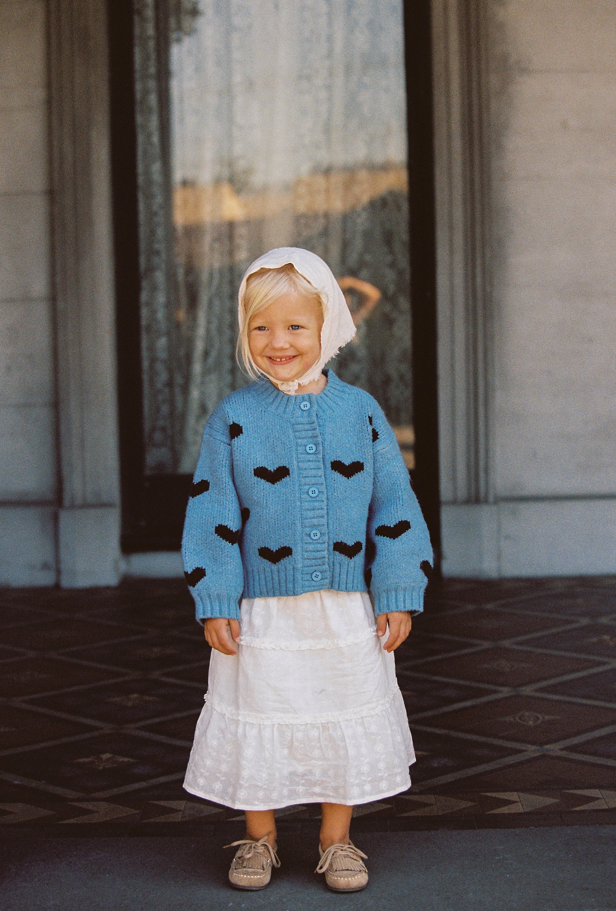 Juni JNR Sweetheart Cardigan | Hearts
