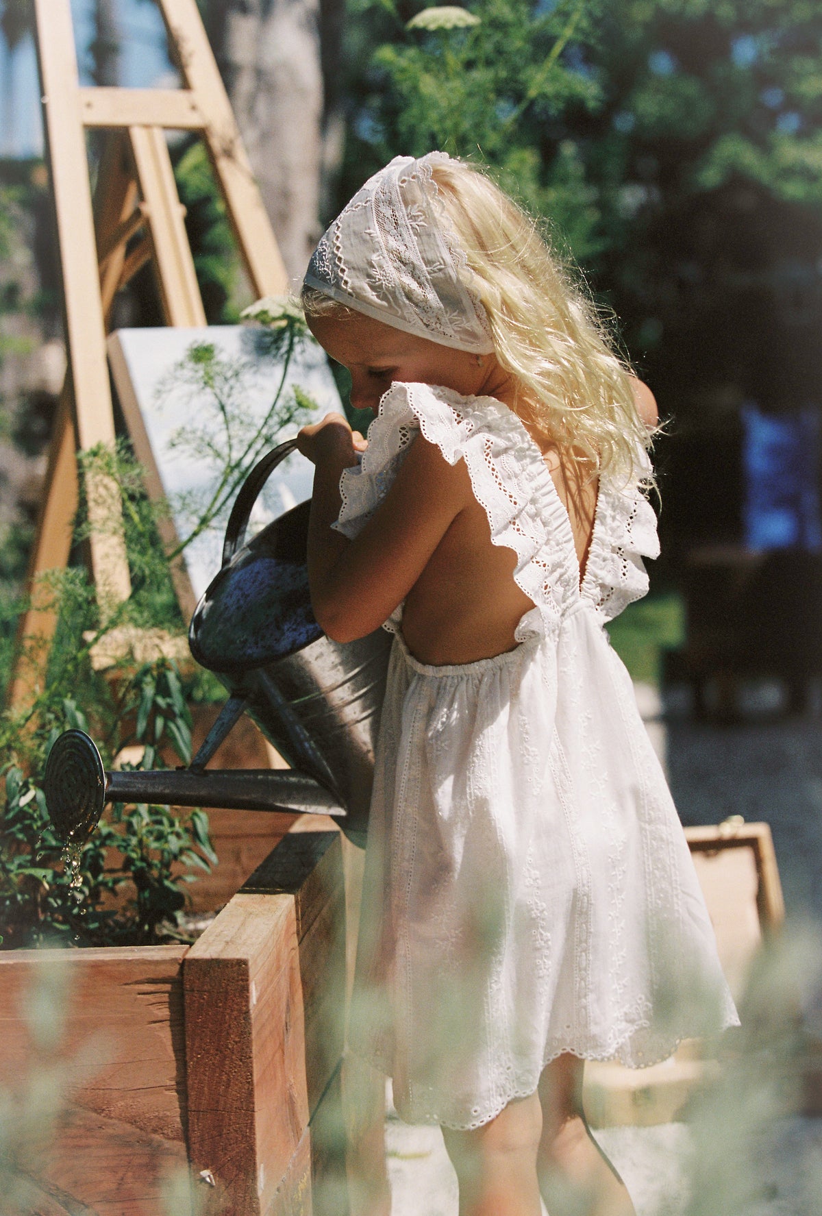 Juni Rumi Dress in Blanc