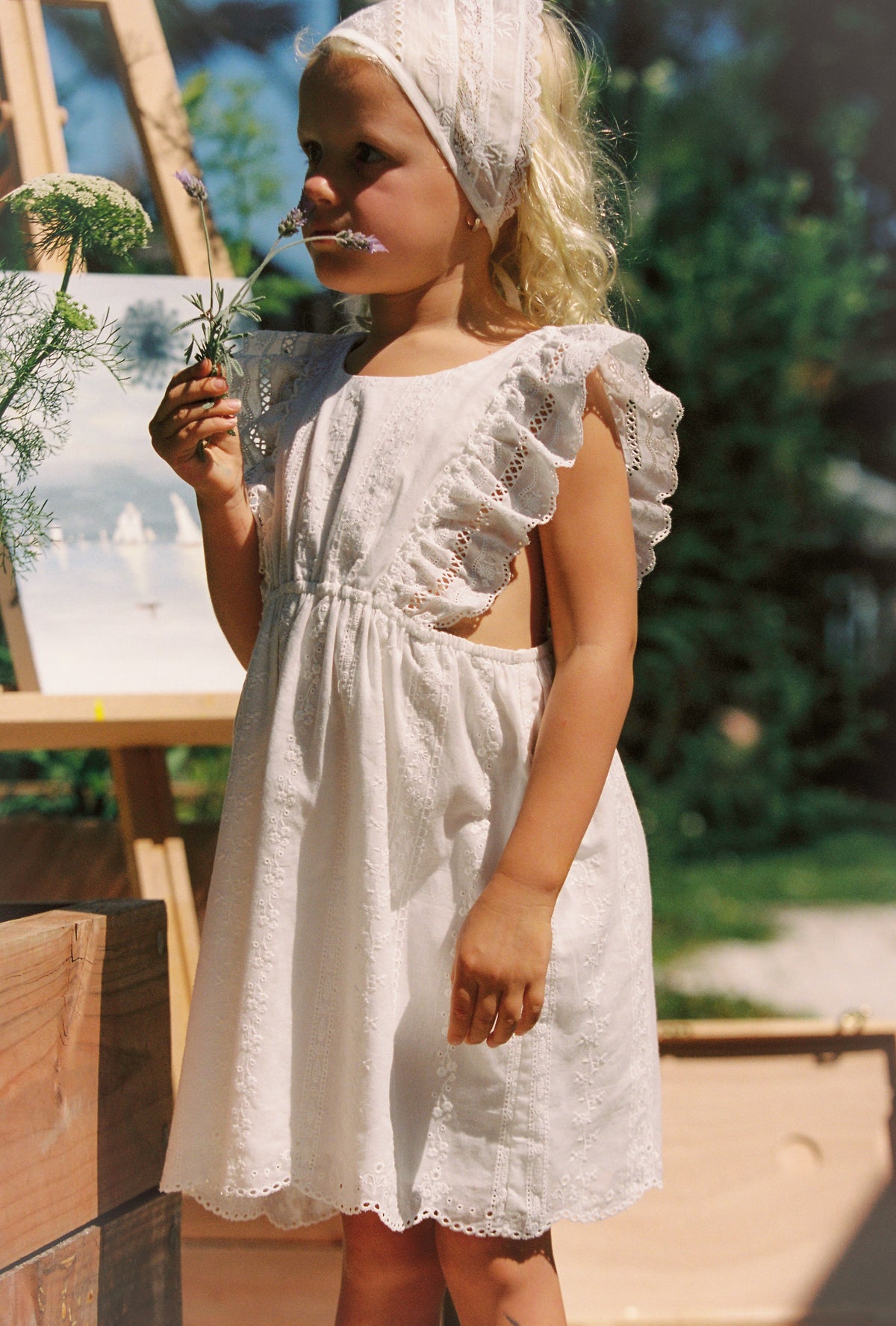 Juni Rumi Dress in Blanc