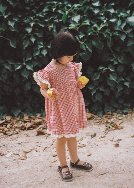 Juni Daisy Dress | Red Check – child(ish)