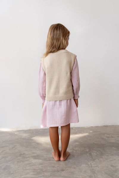 Illoura the Label Knit Vest - Natural