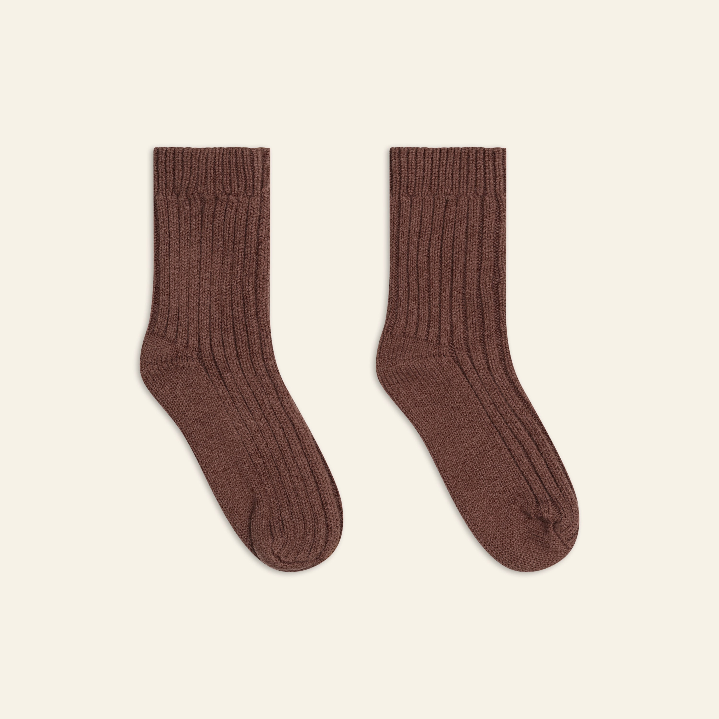 Illoura the Label Knit Socks | Cocoa