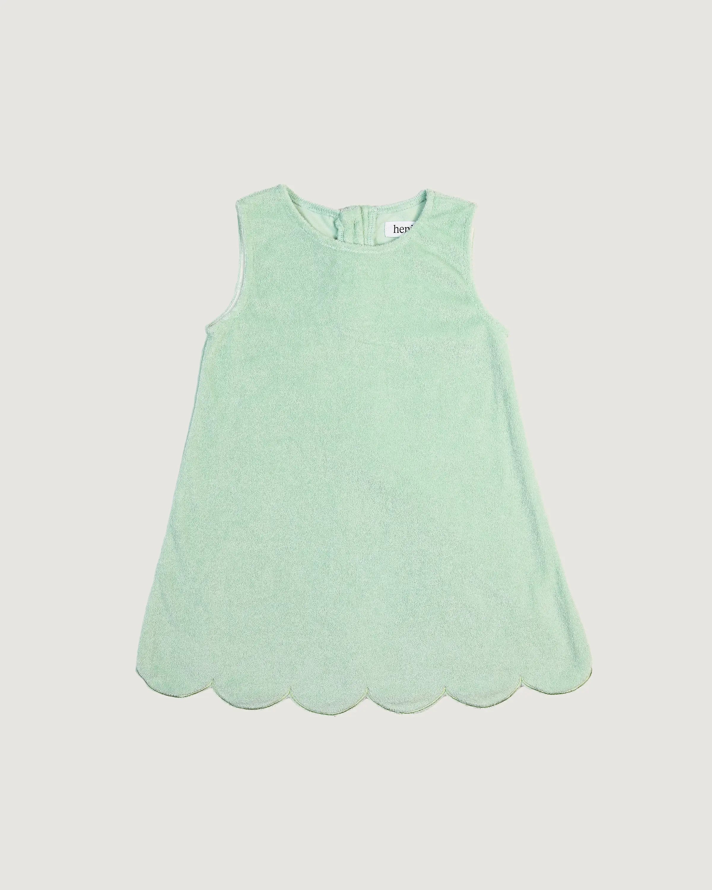 Henii Maui Scalloped Dress | Mint