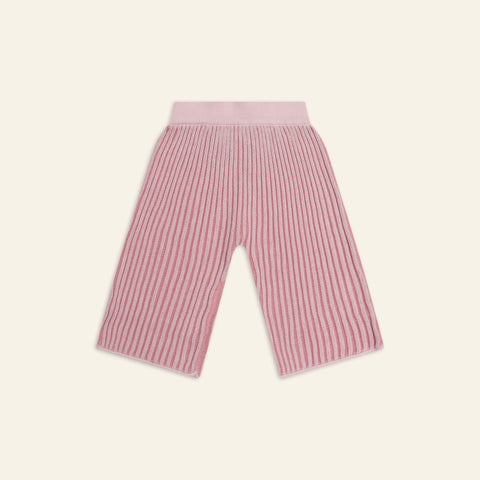Illoura the Label Essential Knit Pants - Strawberry Stripe