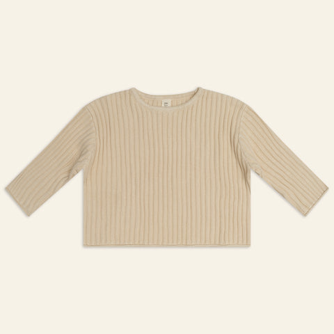 Illoura the Label Essential Knit Jumper - Biscuit