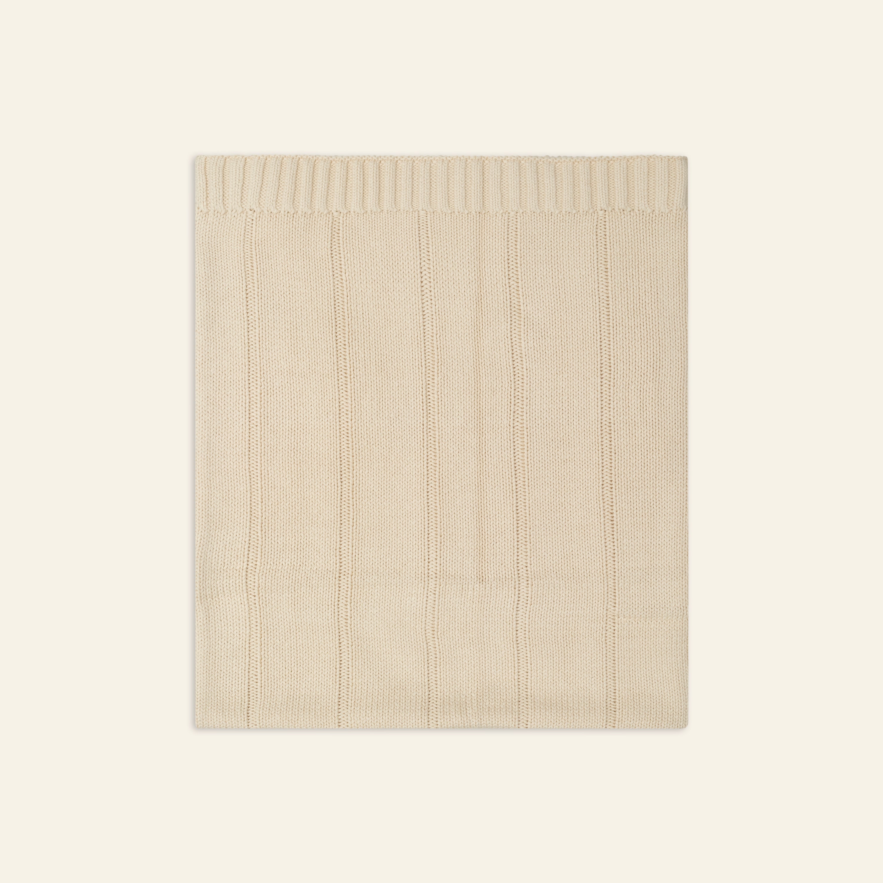 Illoura the Label Baby Knit Blanket | Biscuit