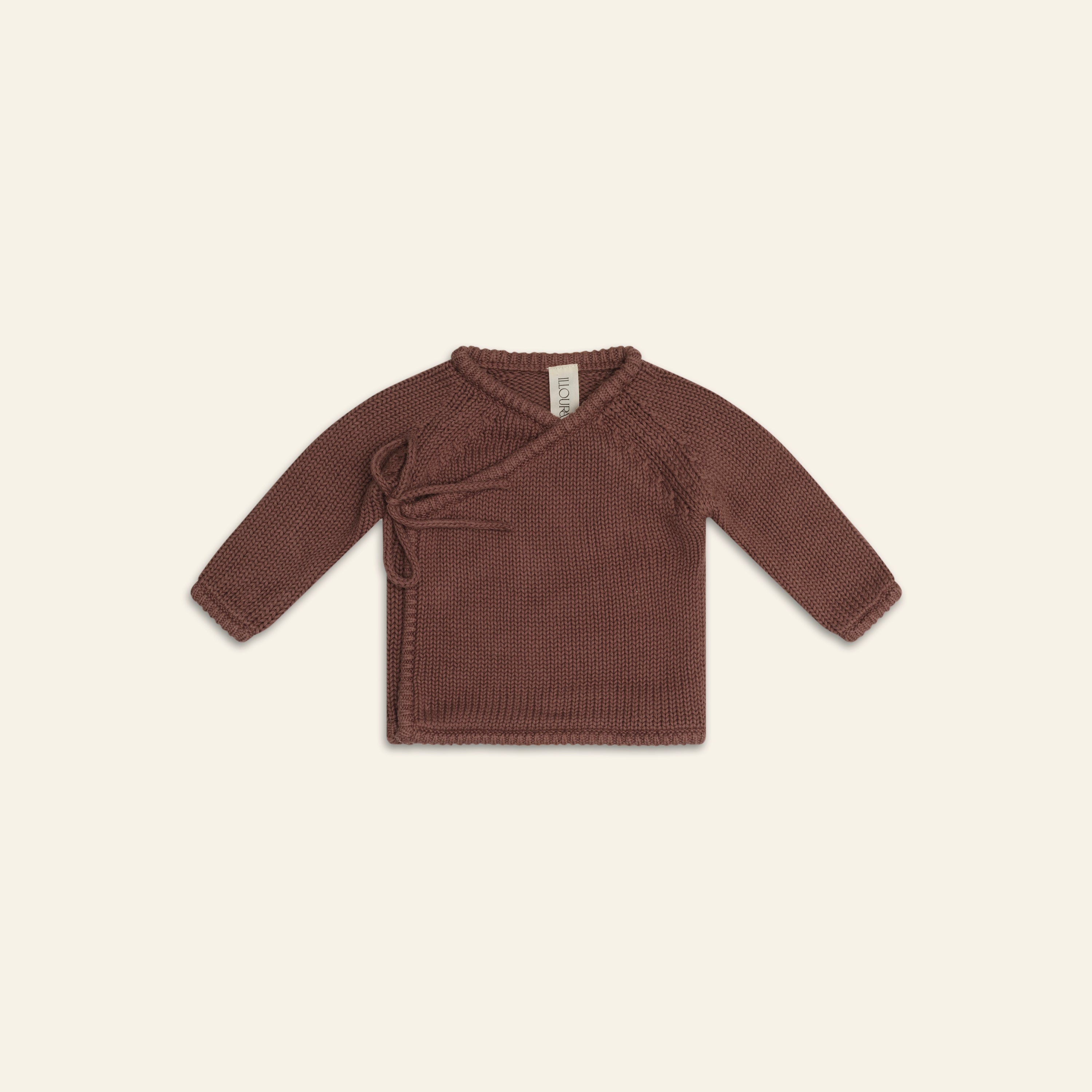 Illoura the Label Poet Jumper - Cocoa