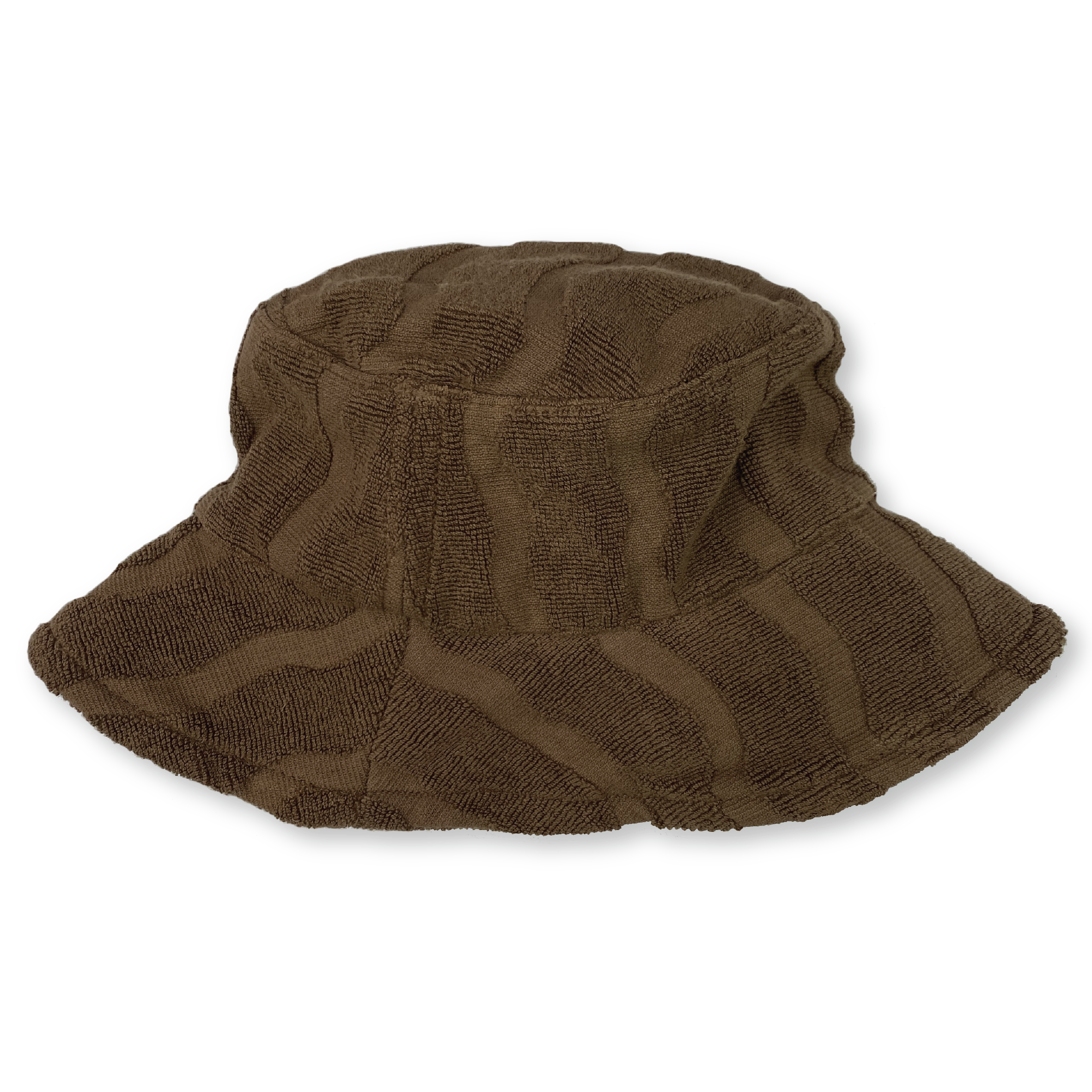 Grown Terry Bucket Hat - Mud Wave