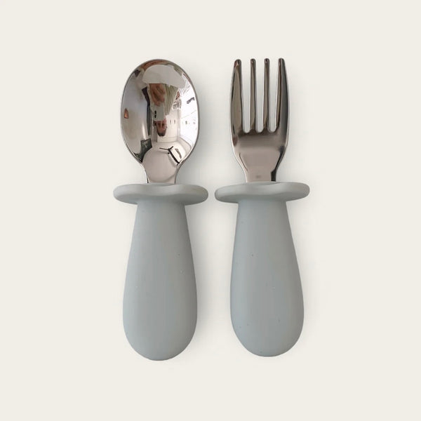 Rommer Co Toddler Cutlery Set - Cloud