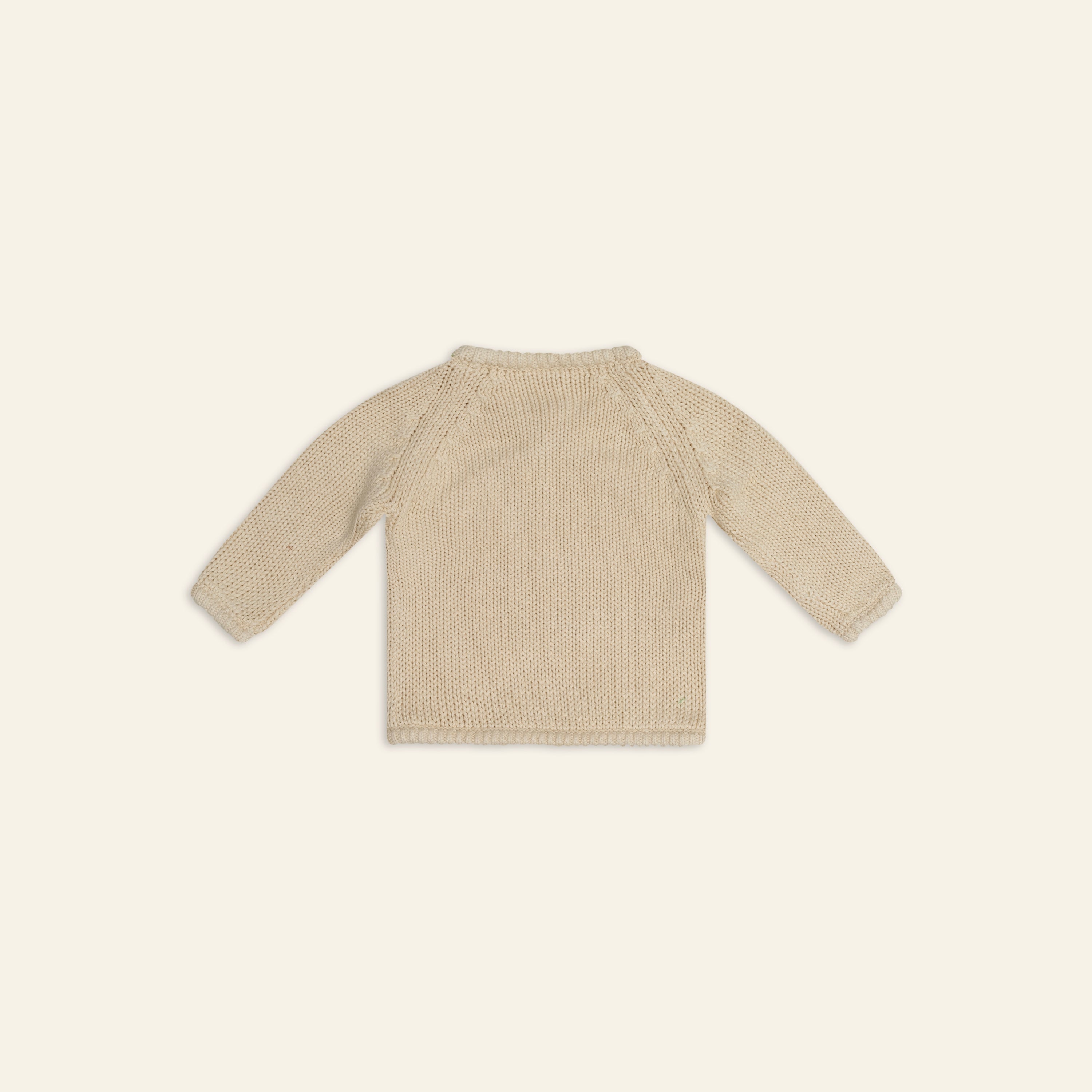 Illoura the Label Poet Jumper - Biscuit