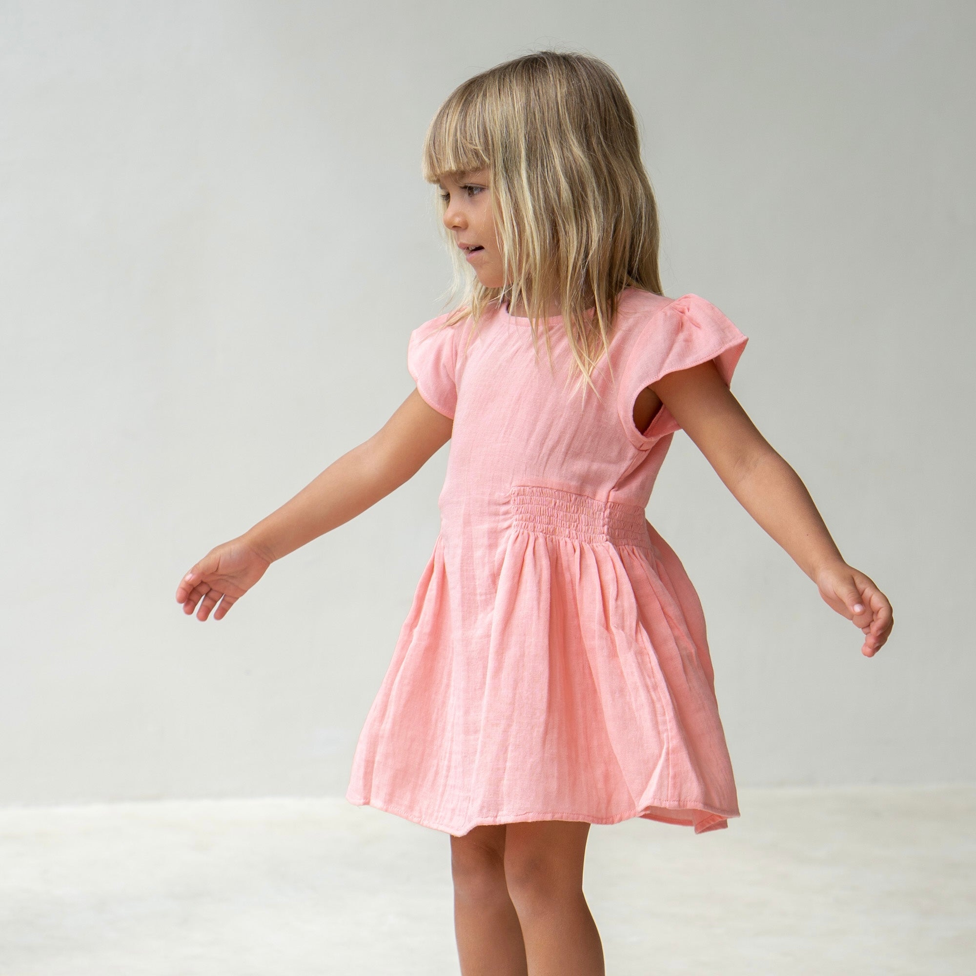 Illoura the Label Blossom Dress | Coral