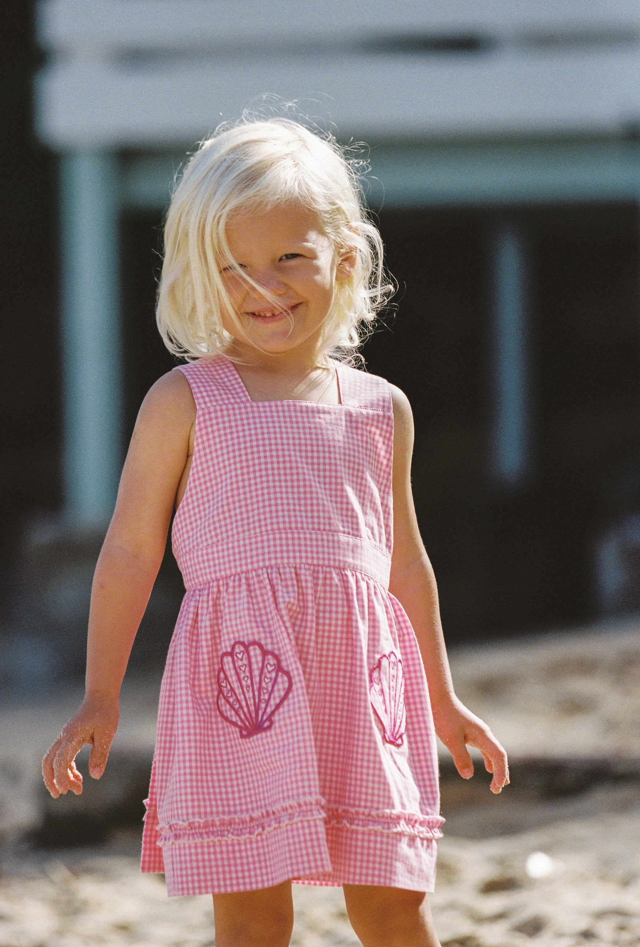 Juni Coco Dress | Strawberry Gingham