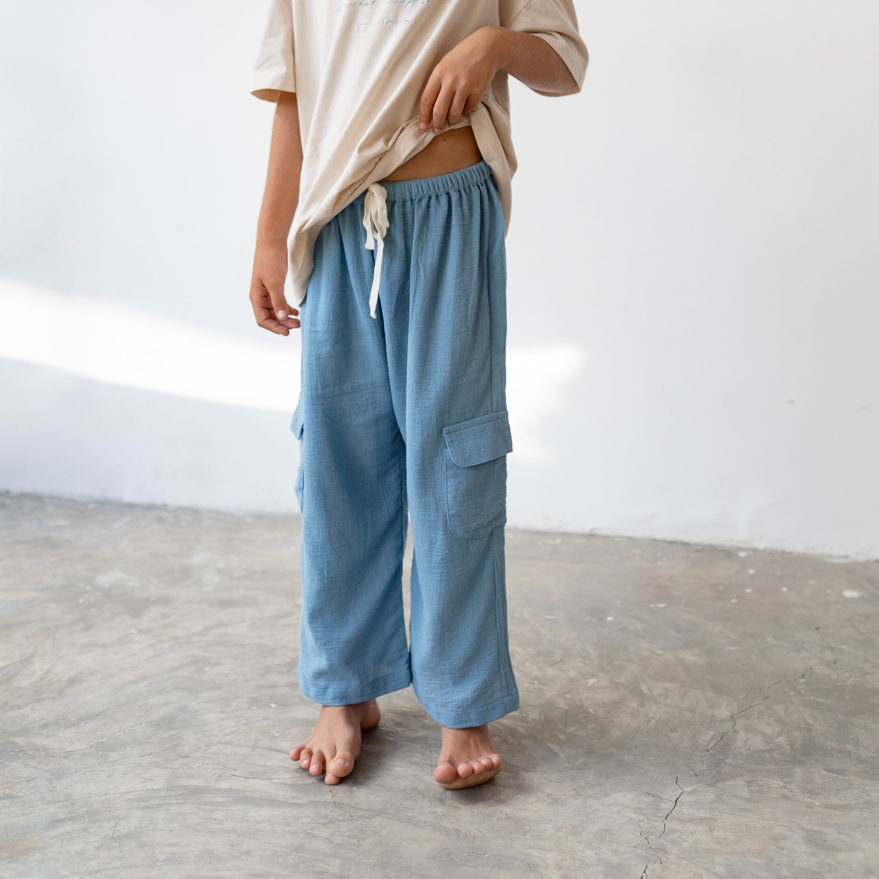 Illoura the Label Hennie Pants - Cornflower