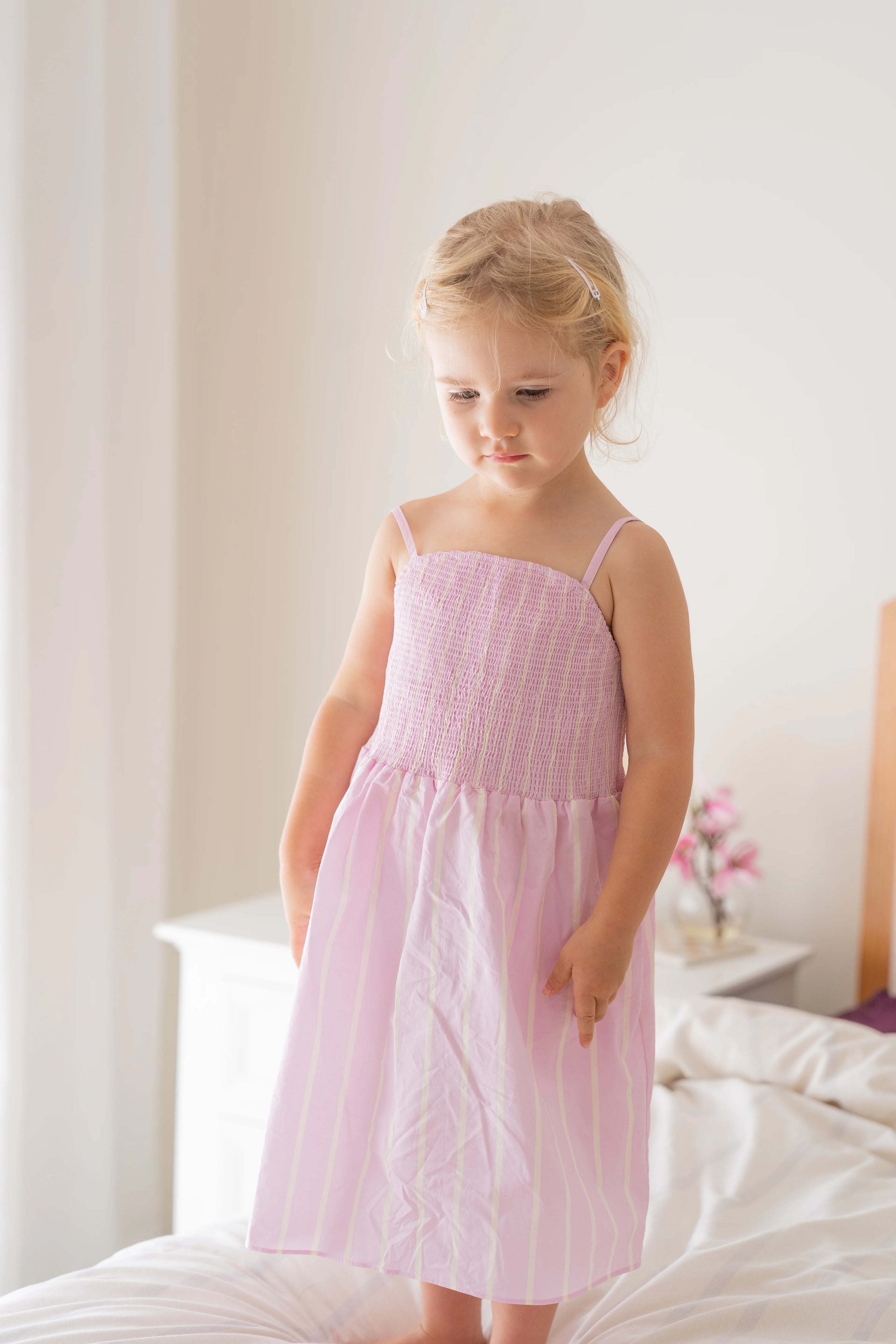 VIKA Cleo Stripe dress | Purple