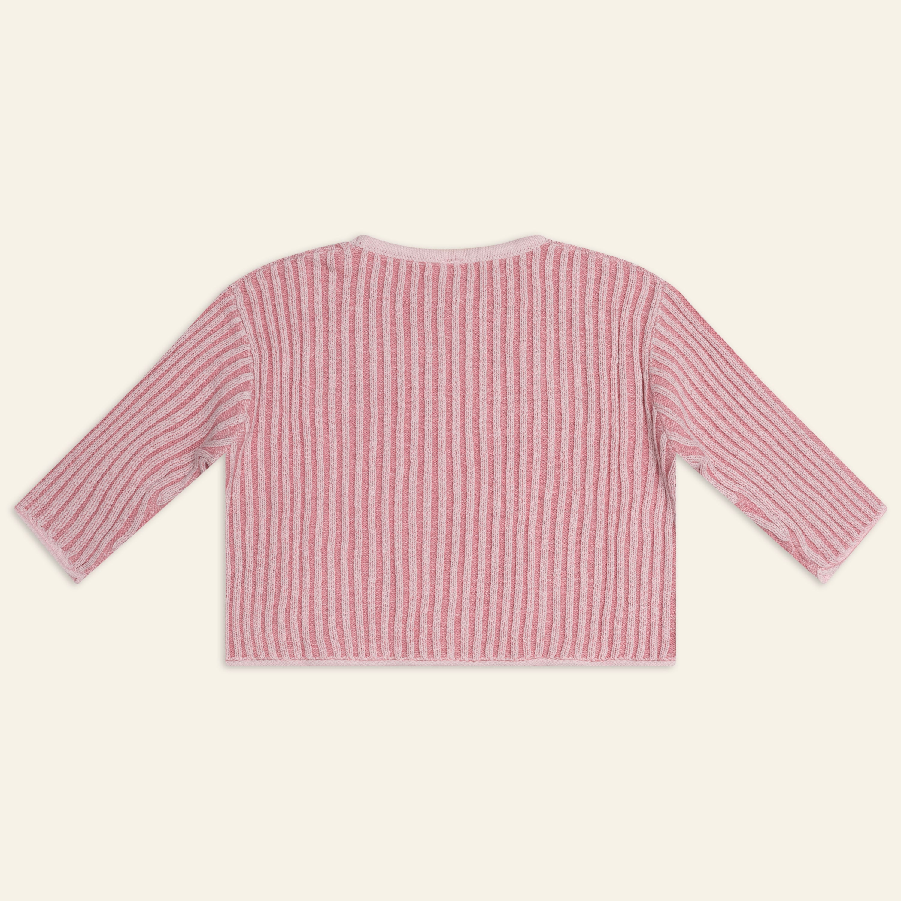 Illoura the Label Essential Knit Jumper | Strawberry Stripe