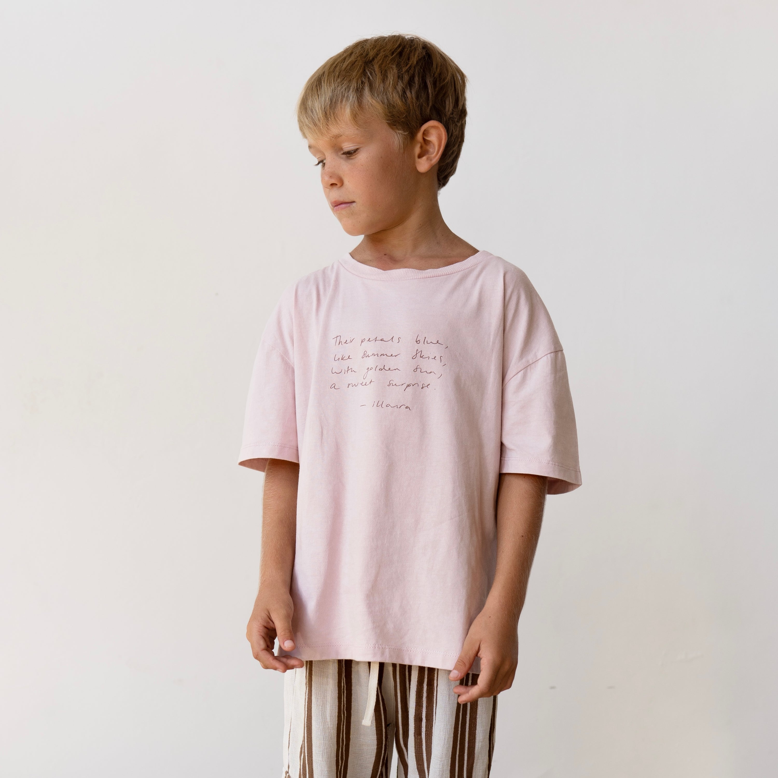 Illoura the Label Poet Tee - Sweet Pea