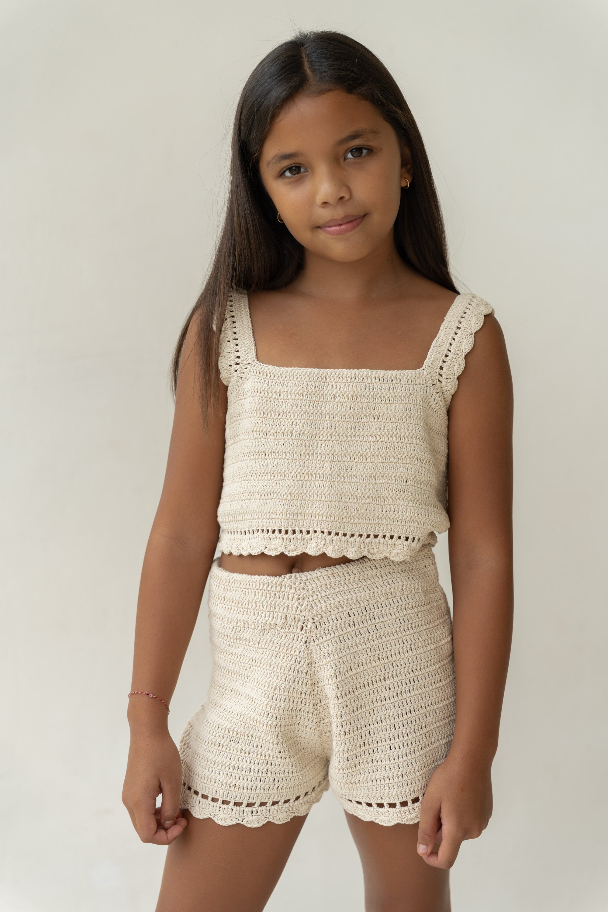 Illoura the Label Crochet Top | Ecru