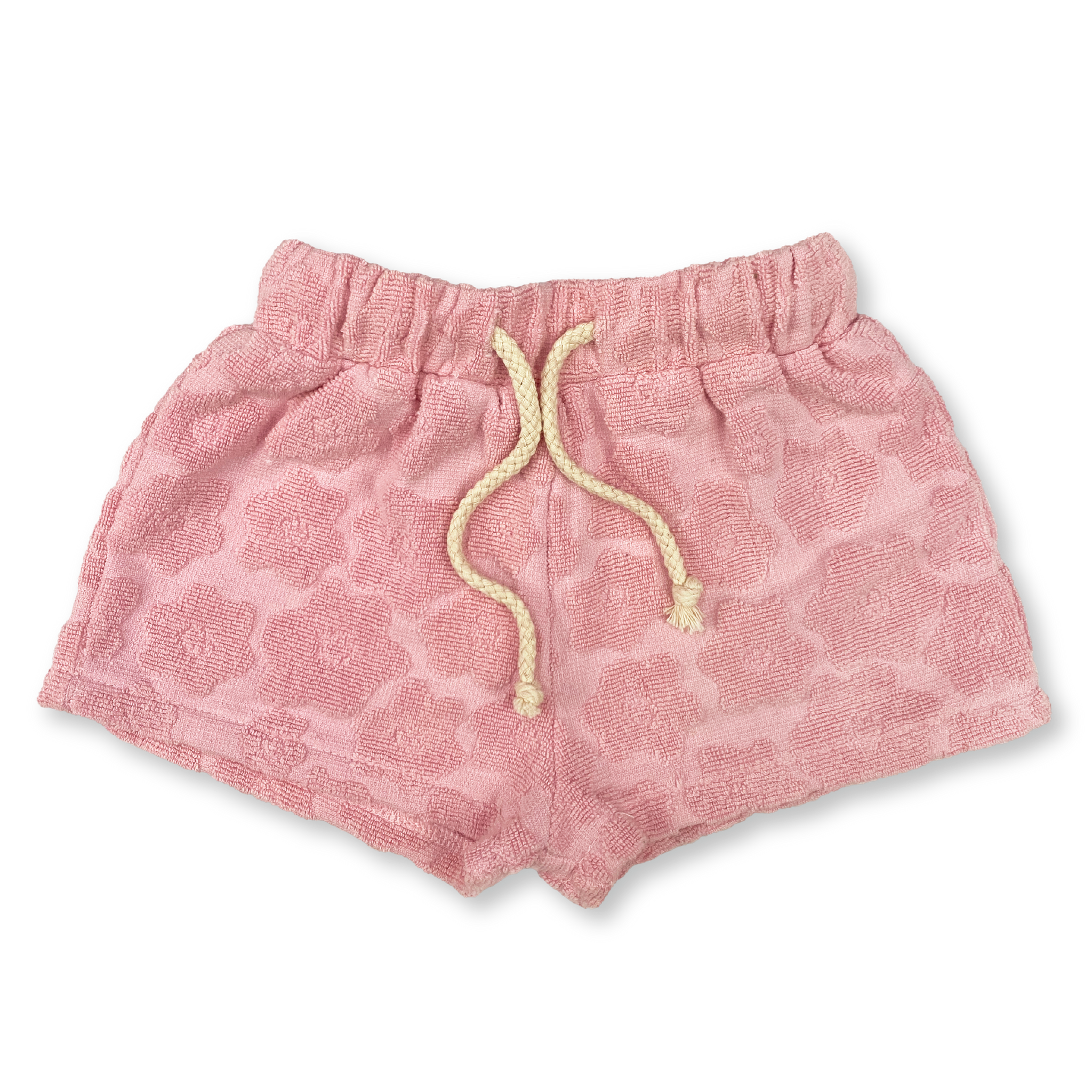 Grown Terry Shorts - Blossom Flower Drum