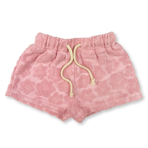 Grown Terry Shorts - Blossom Flower Drum